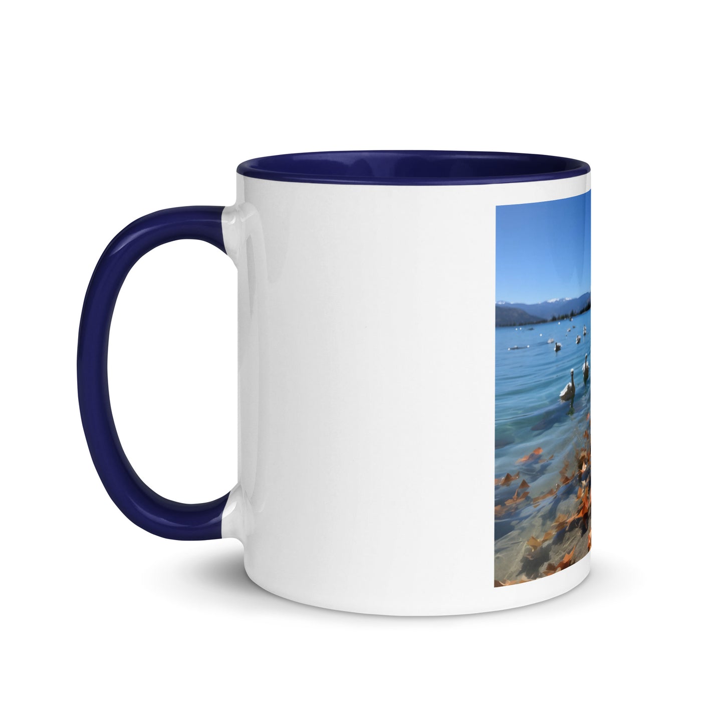 Atop The Mountain Lakeshore Series Print #2 - Mug with Color Inside