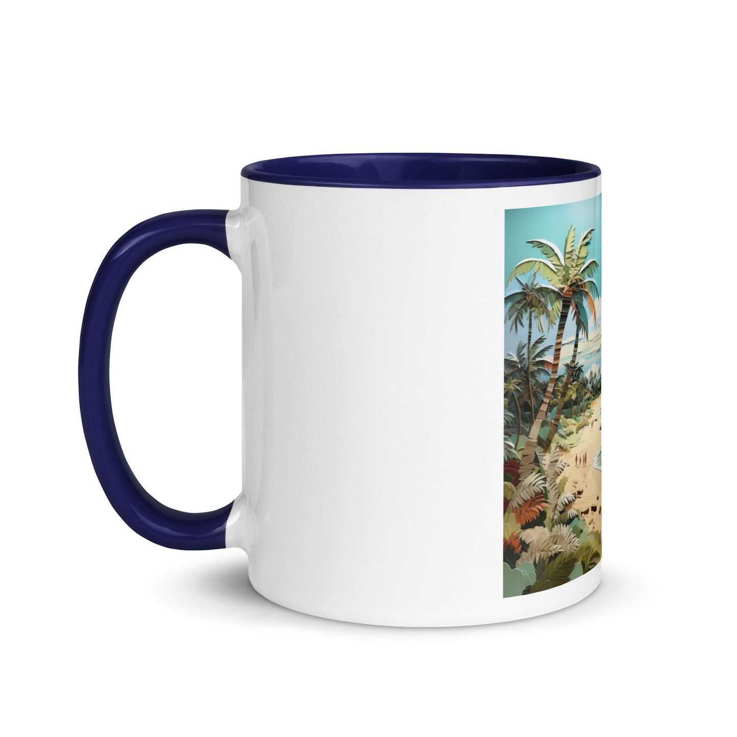 By The Seaside Series Print #2 - Mug with Color Inside