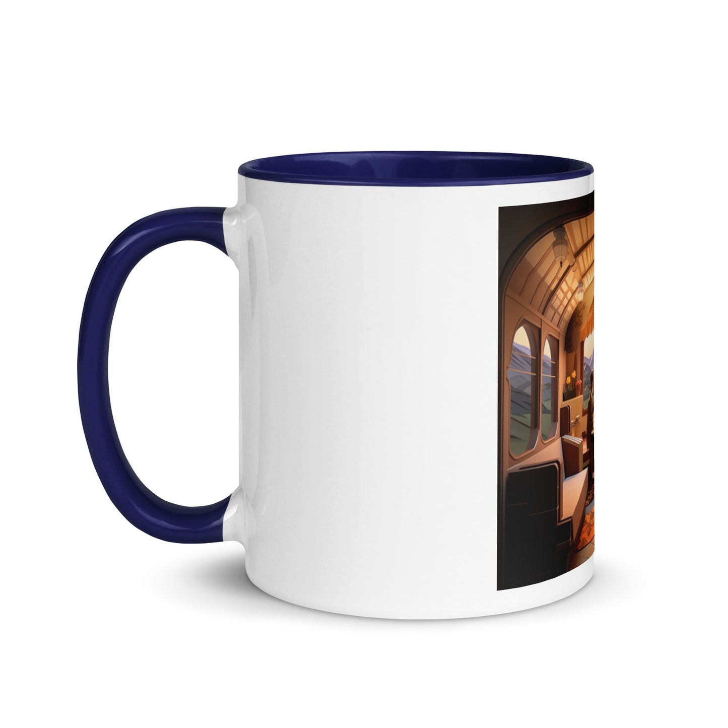 Orient Express Series Print #10 - Mug with Color Inside