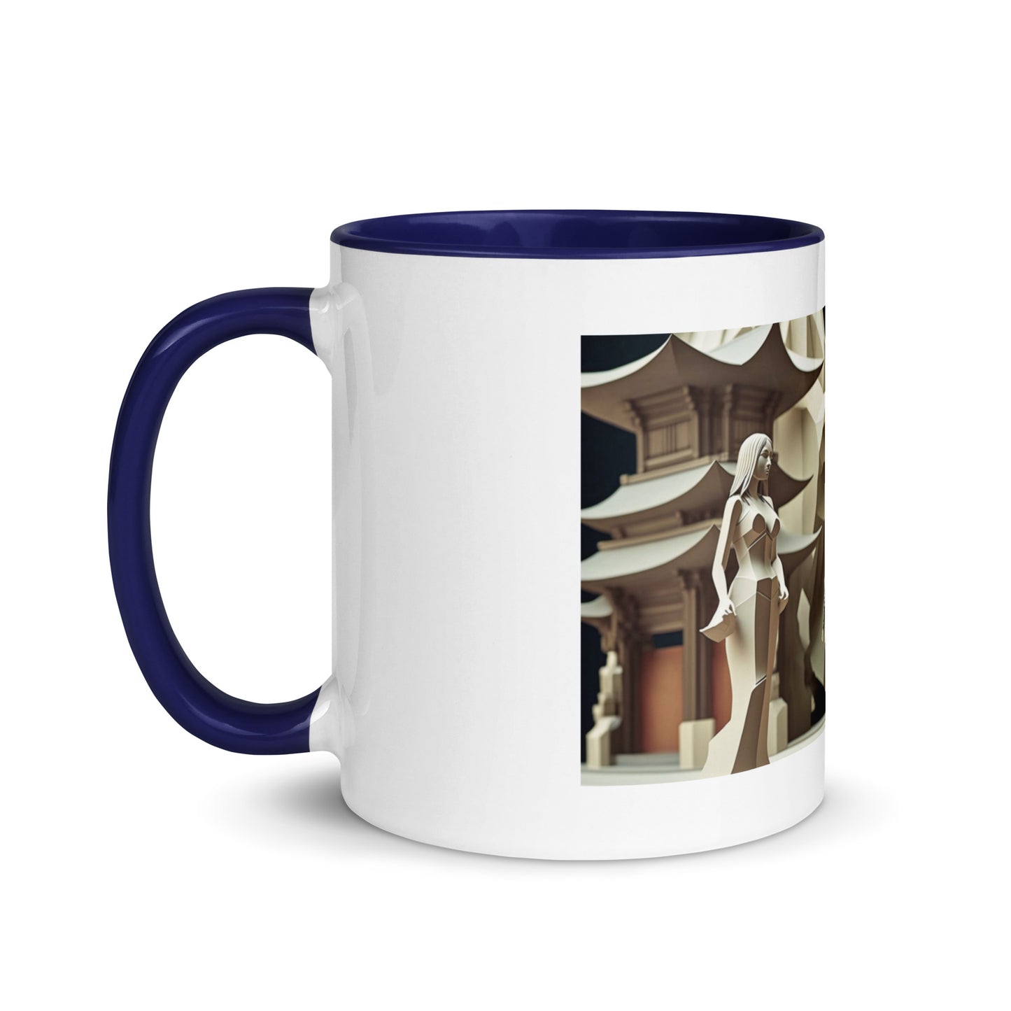 Via The Metropolis Series Print #2 - Mug with Color Inside