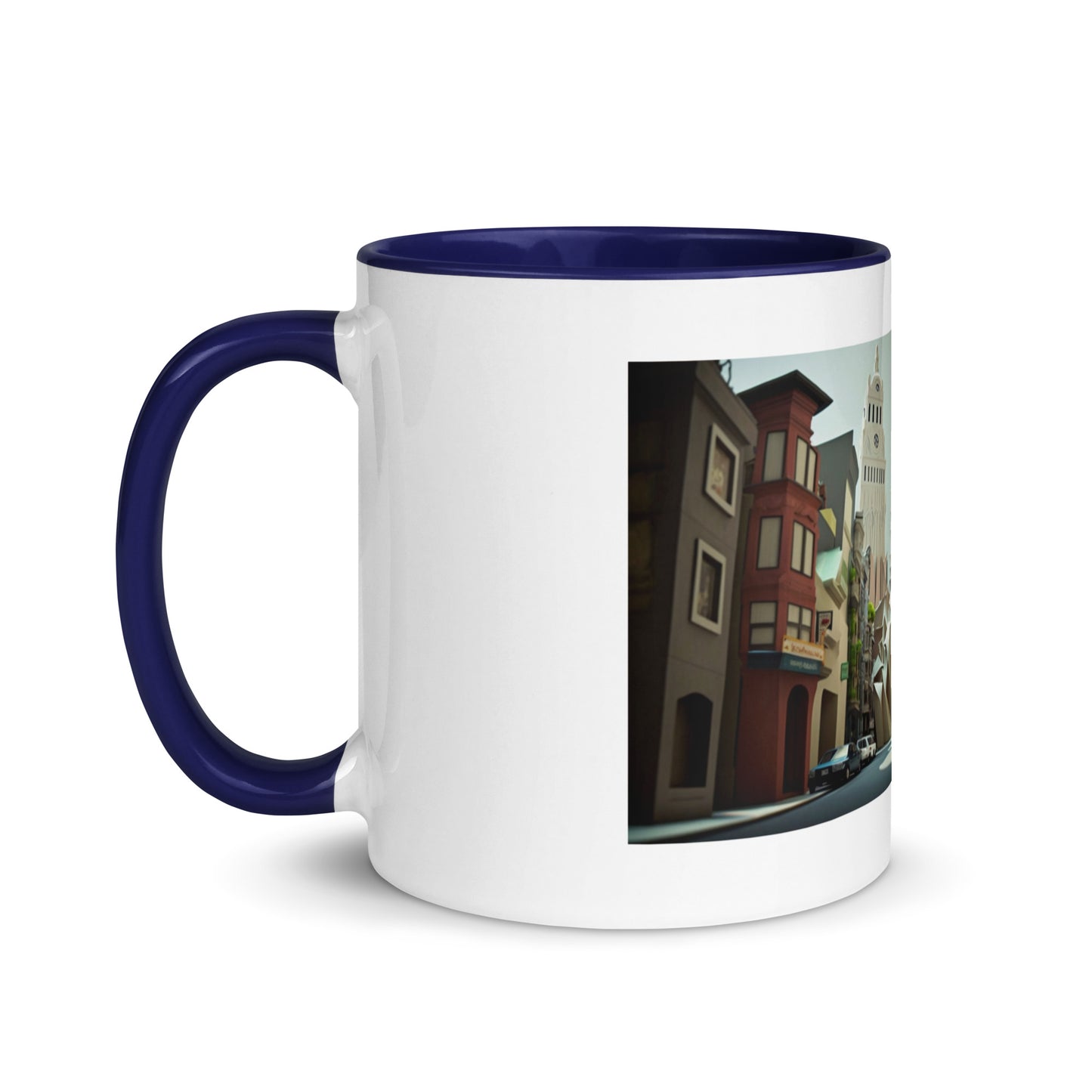 Via The Metropolis Series Print #1 - Mug with Color Inside