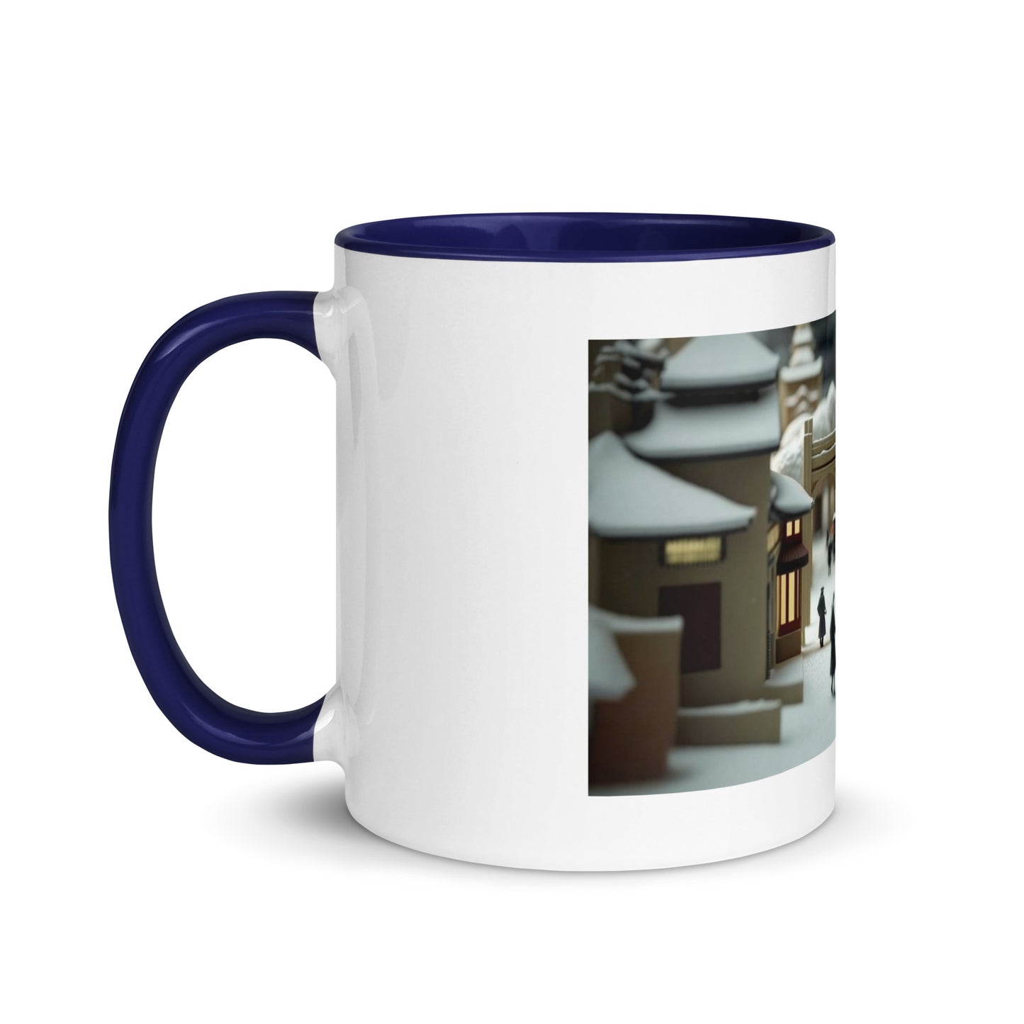 Asian Snow Series Print #9 - Mug with Color Inside