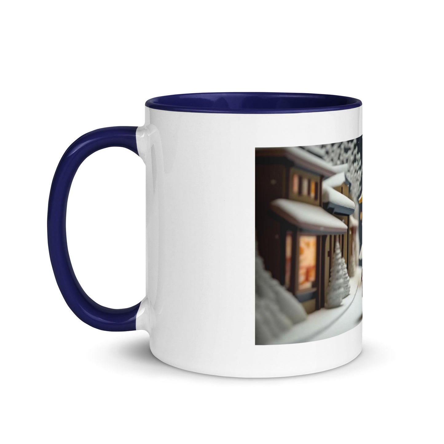 Asian Snow Series Print #5 - Mug with Color Inside