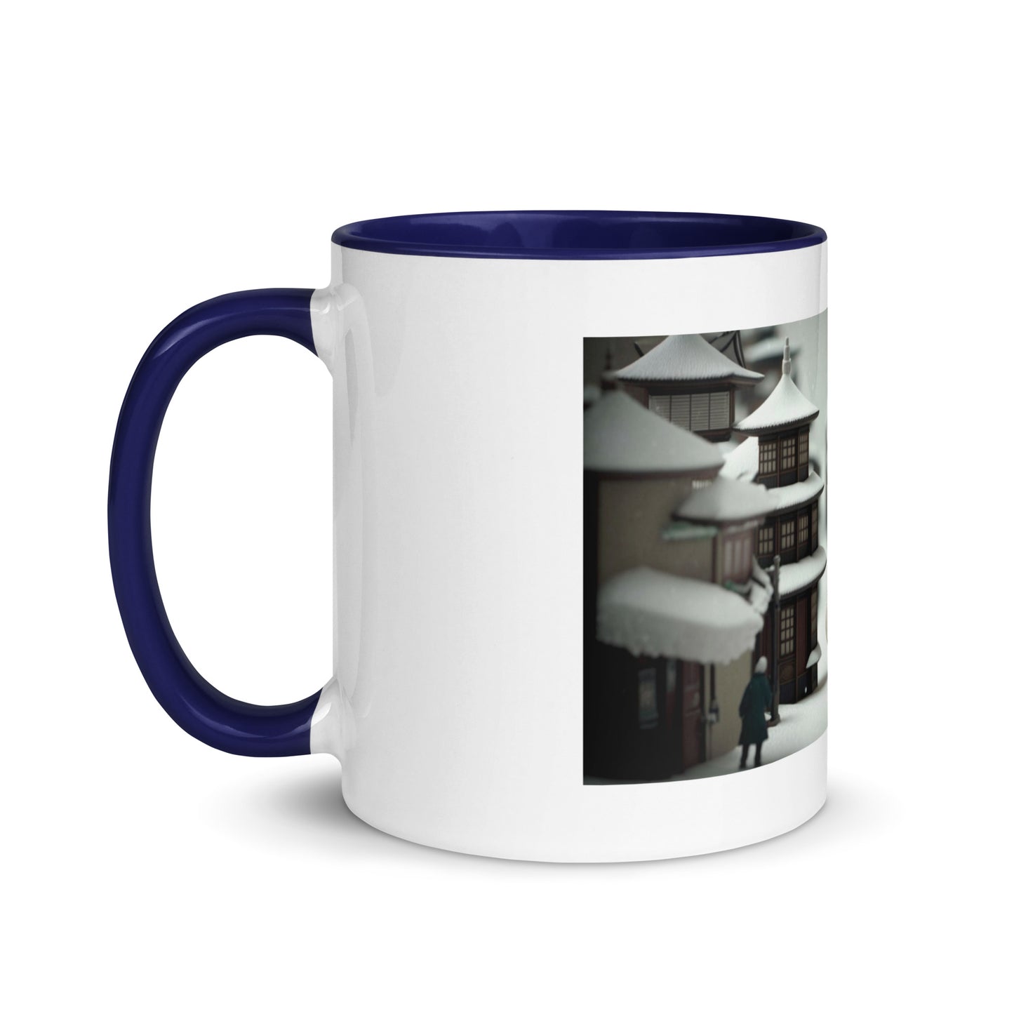 Asian Snow Series Print #3 - Mug with Color Inside