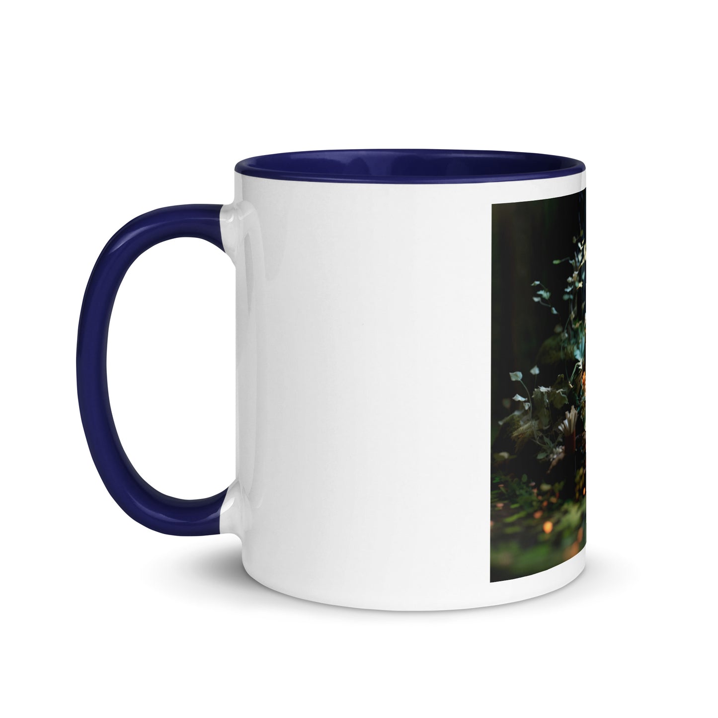 Relaxing By The Brook Series Print #1 - Mug with Color Inside