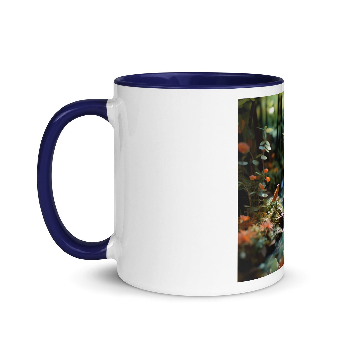 Relaxing By The Brook Series Print #6 - Mug with Color Inside