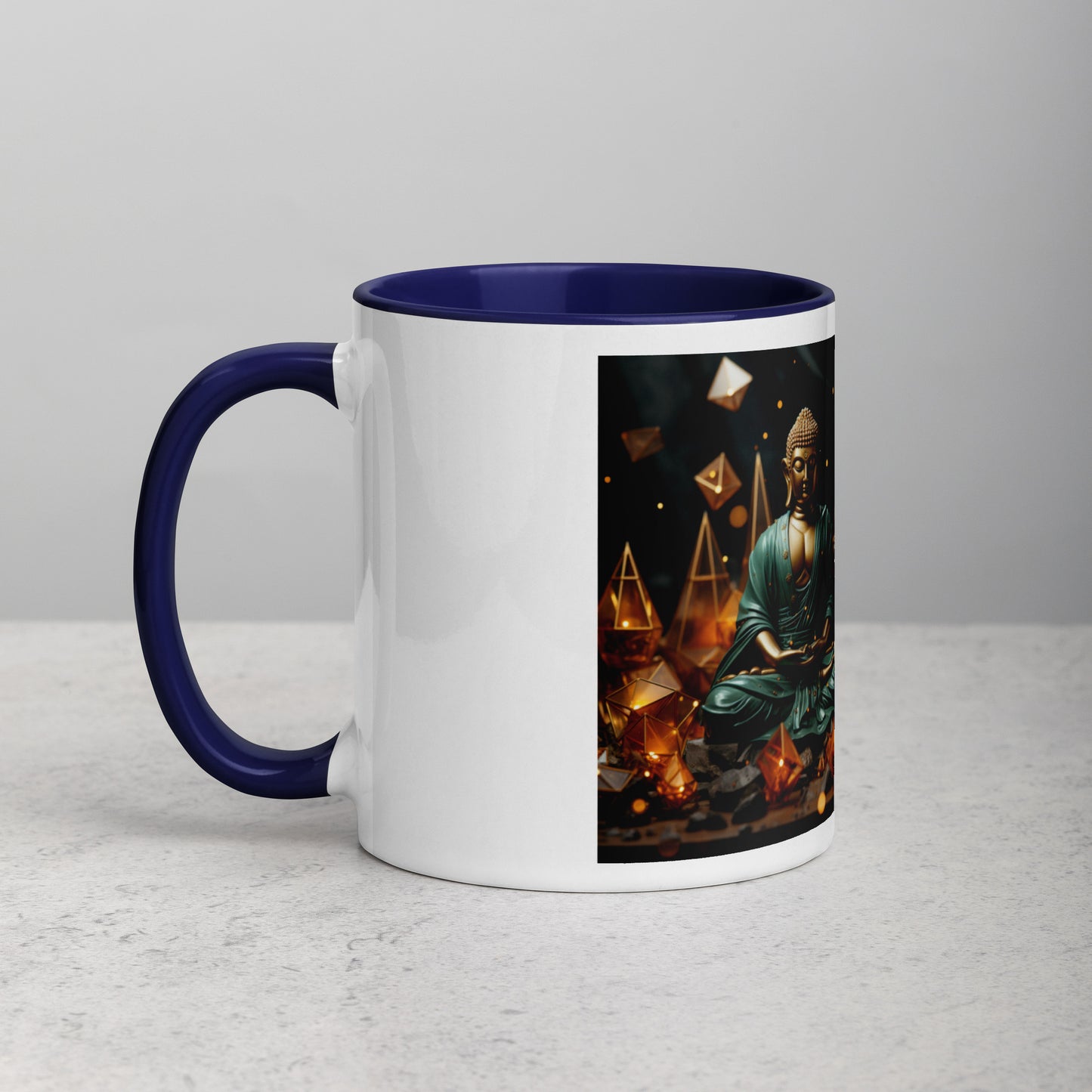 Ascending Buddha Series Print #4 - Mug with Color Inside