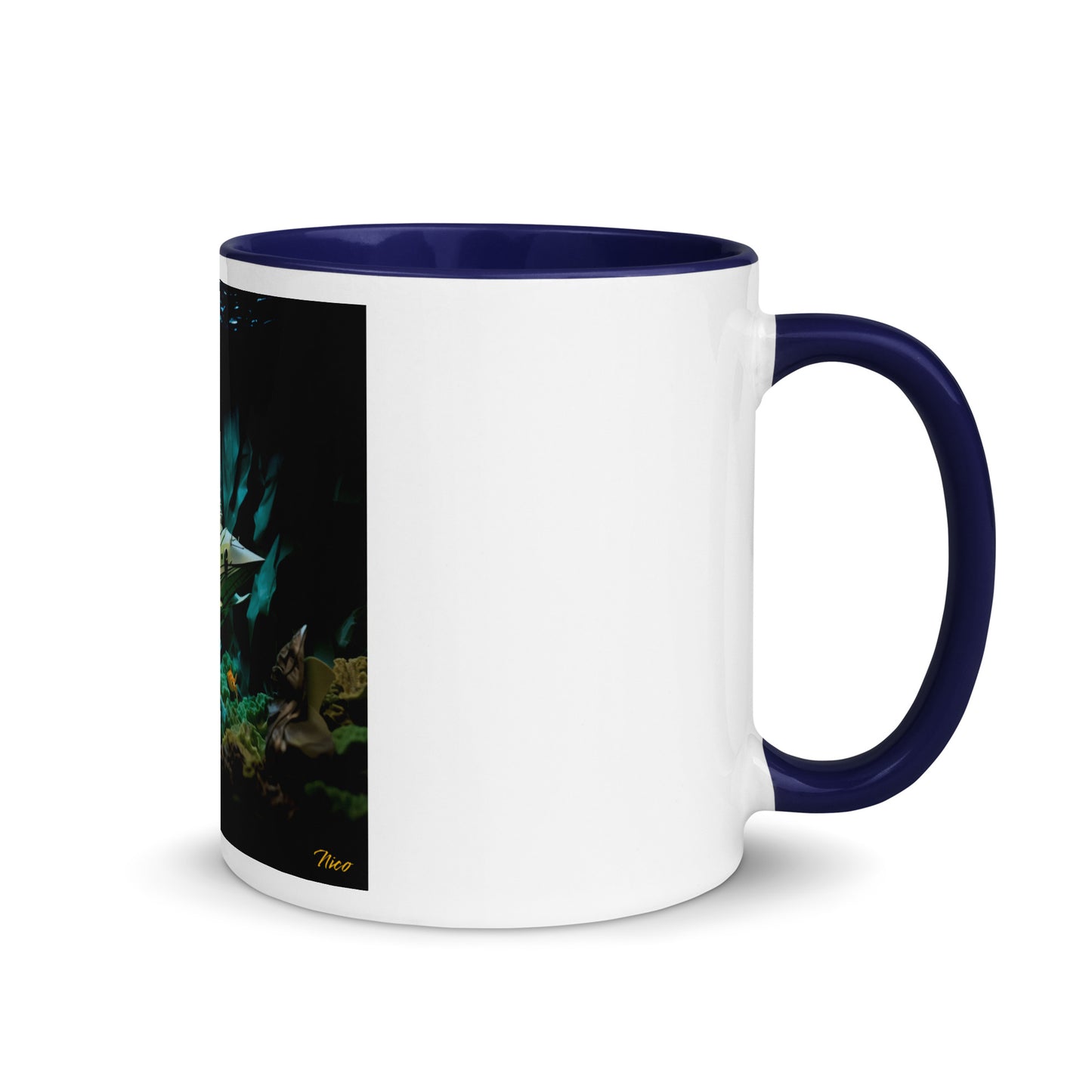 20,000 Leagues Under The Sea Series Print #8 - Mug with Color Inside