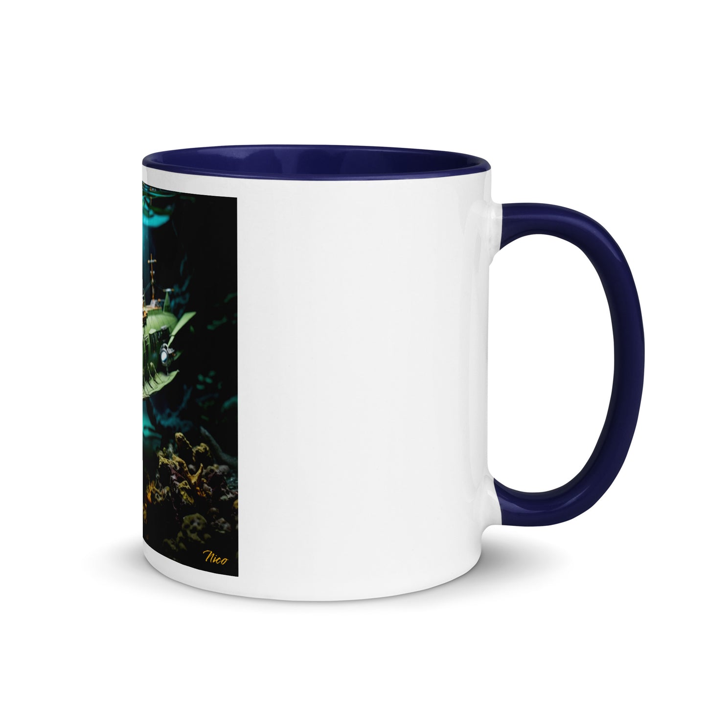 20,000 Leagues Under The Sea Series Print #10 - Mug with Color Inside