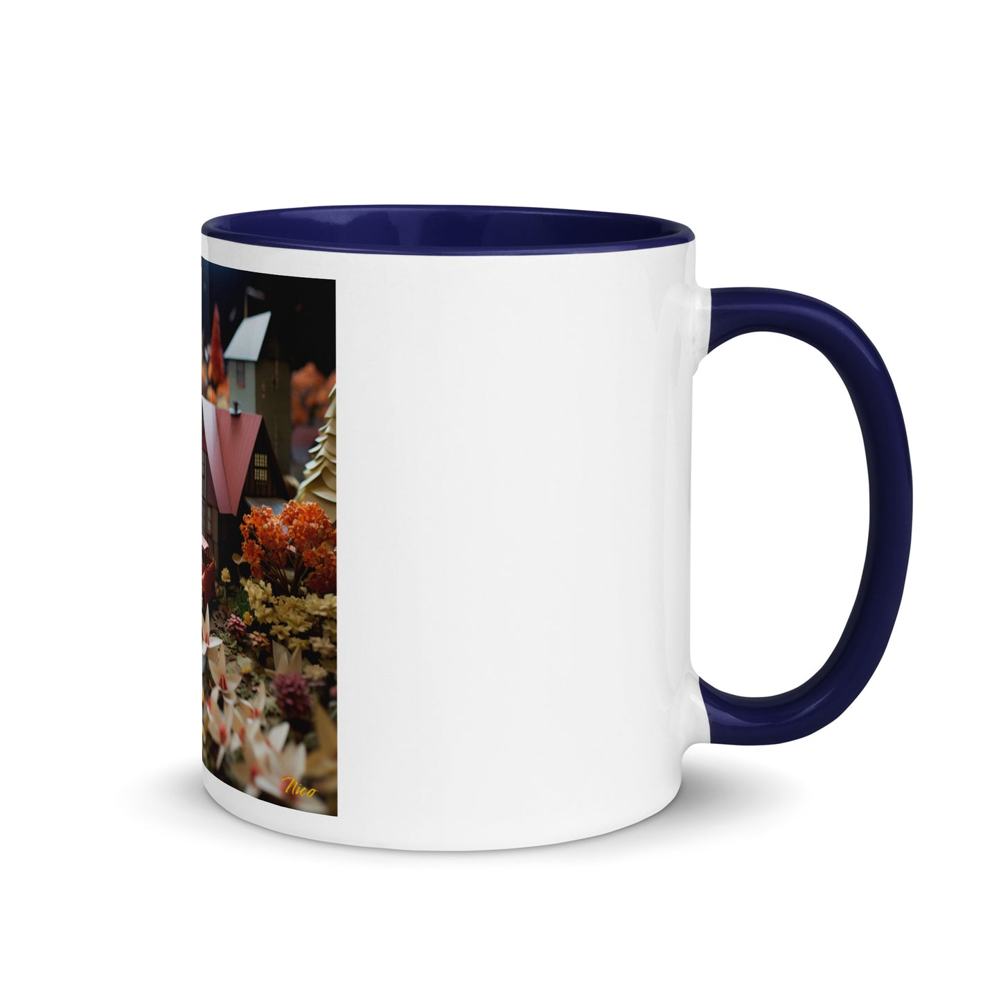 Meadow By The Farm Series Print #2 - Mug with Color Inside