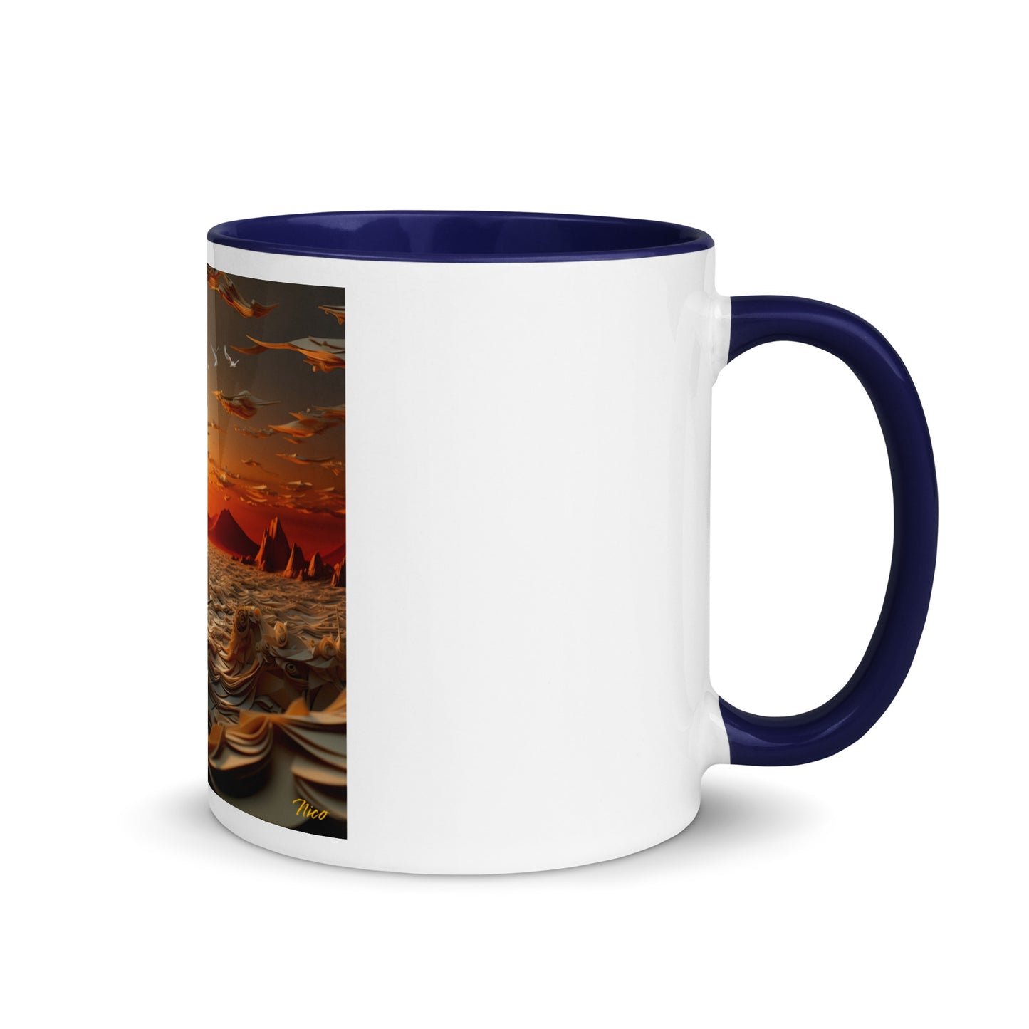 Into The Sunset Series Print #7 - Mug with Color Inside