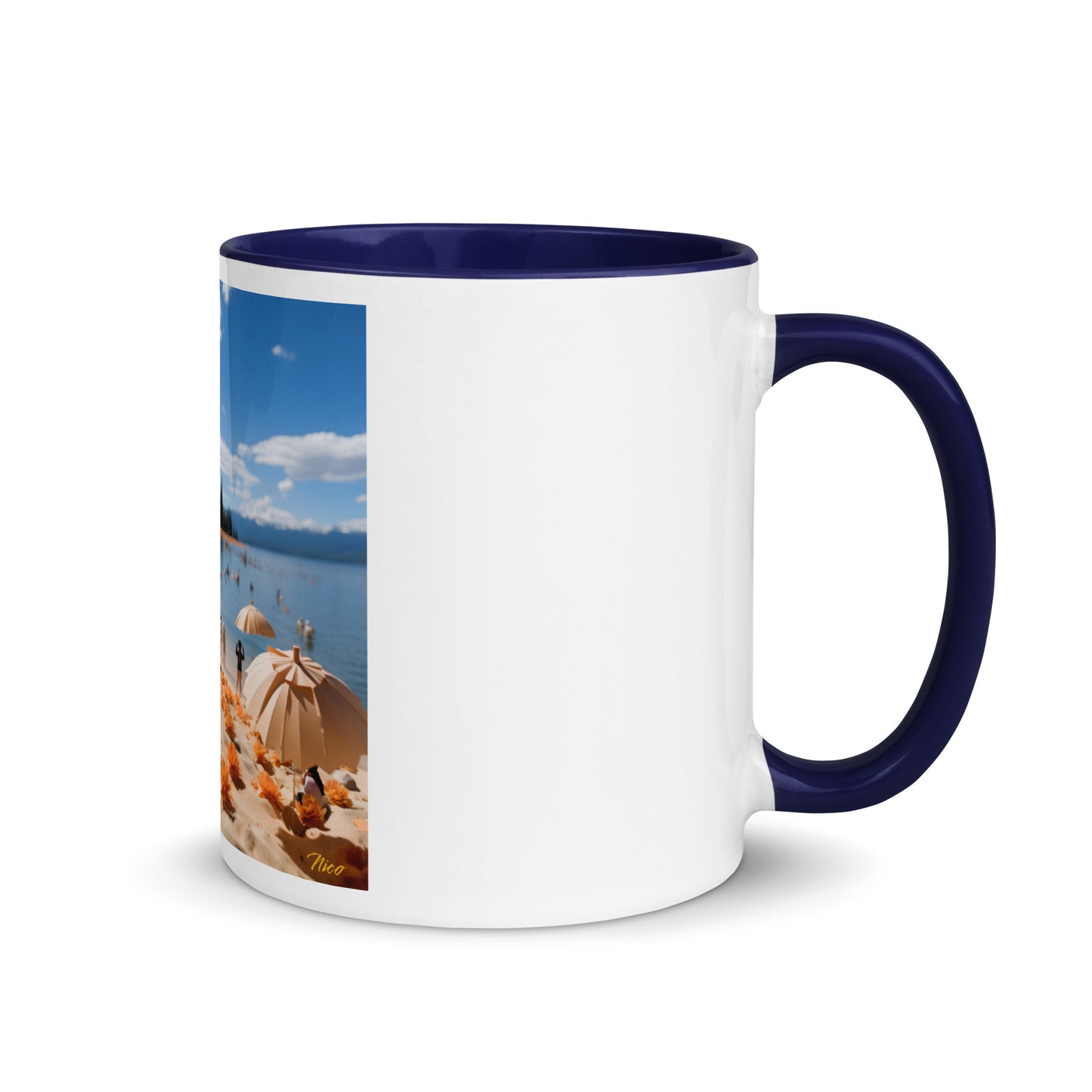 Atop The Mountain Lakeshore Series Print #8 - Mug with Color Inside