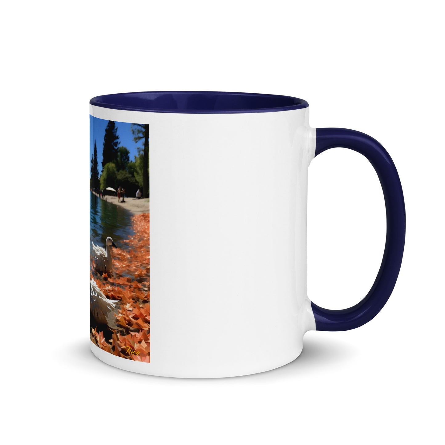 Atop The Mountain Lakeshore Series Print #2 - Mug with Color Inside