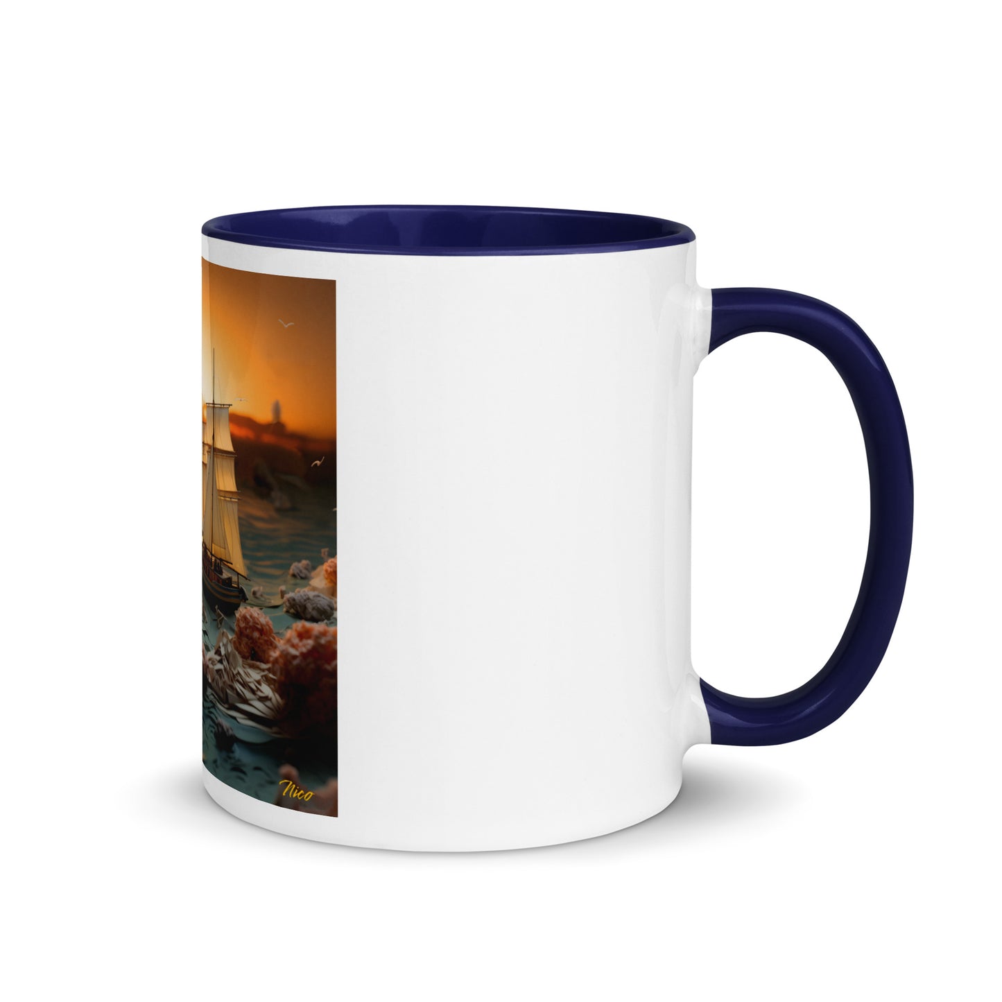 Into The Sunset Series Print #3 - Mug with Color Inside