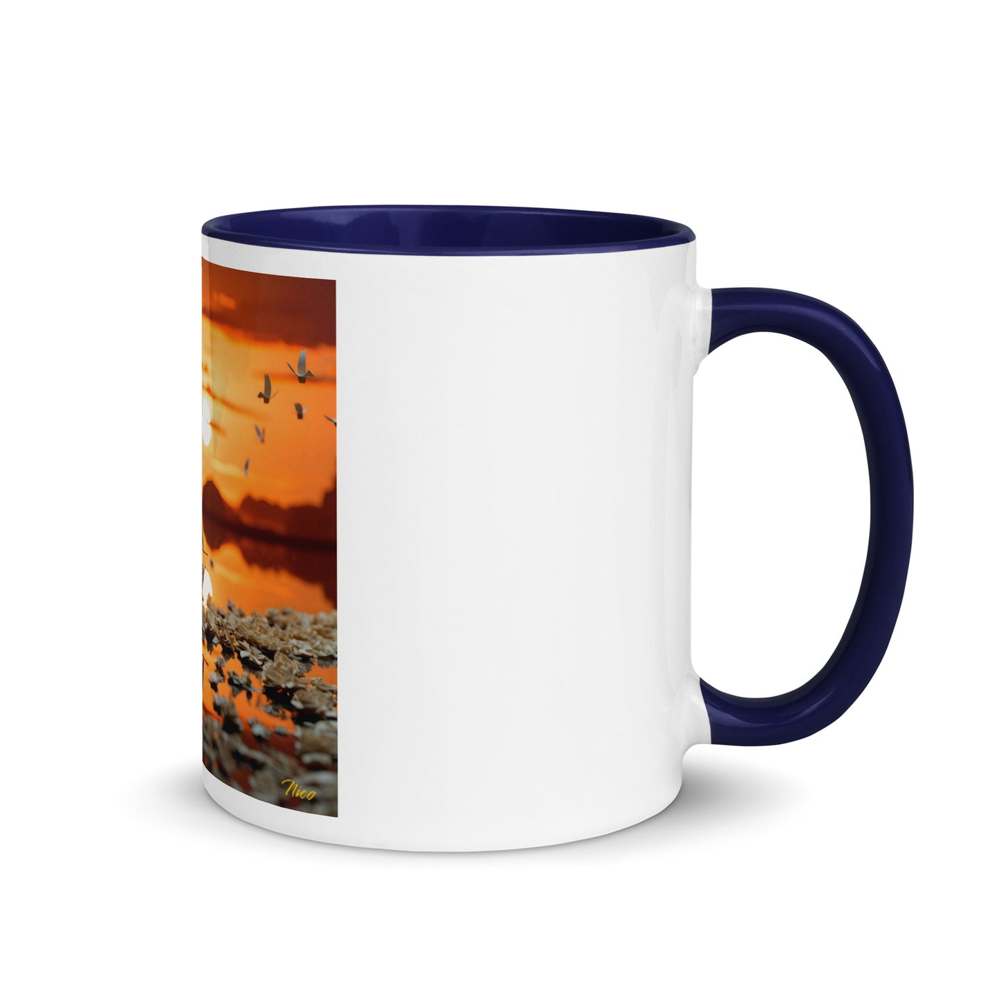 Into The Sunset Series Print #9 - Mug with Color Inside