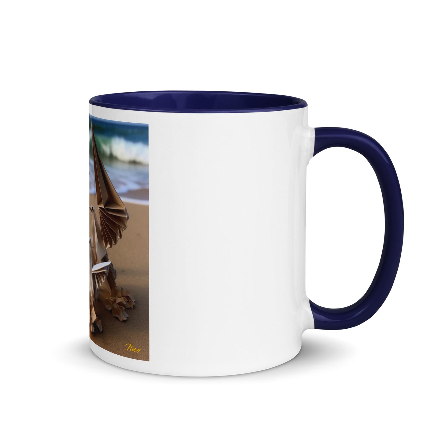 By The Seaside Series Print #1 - Mug with Color Inside