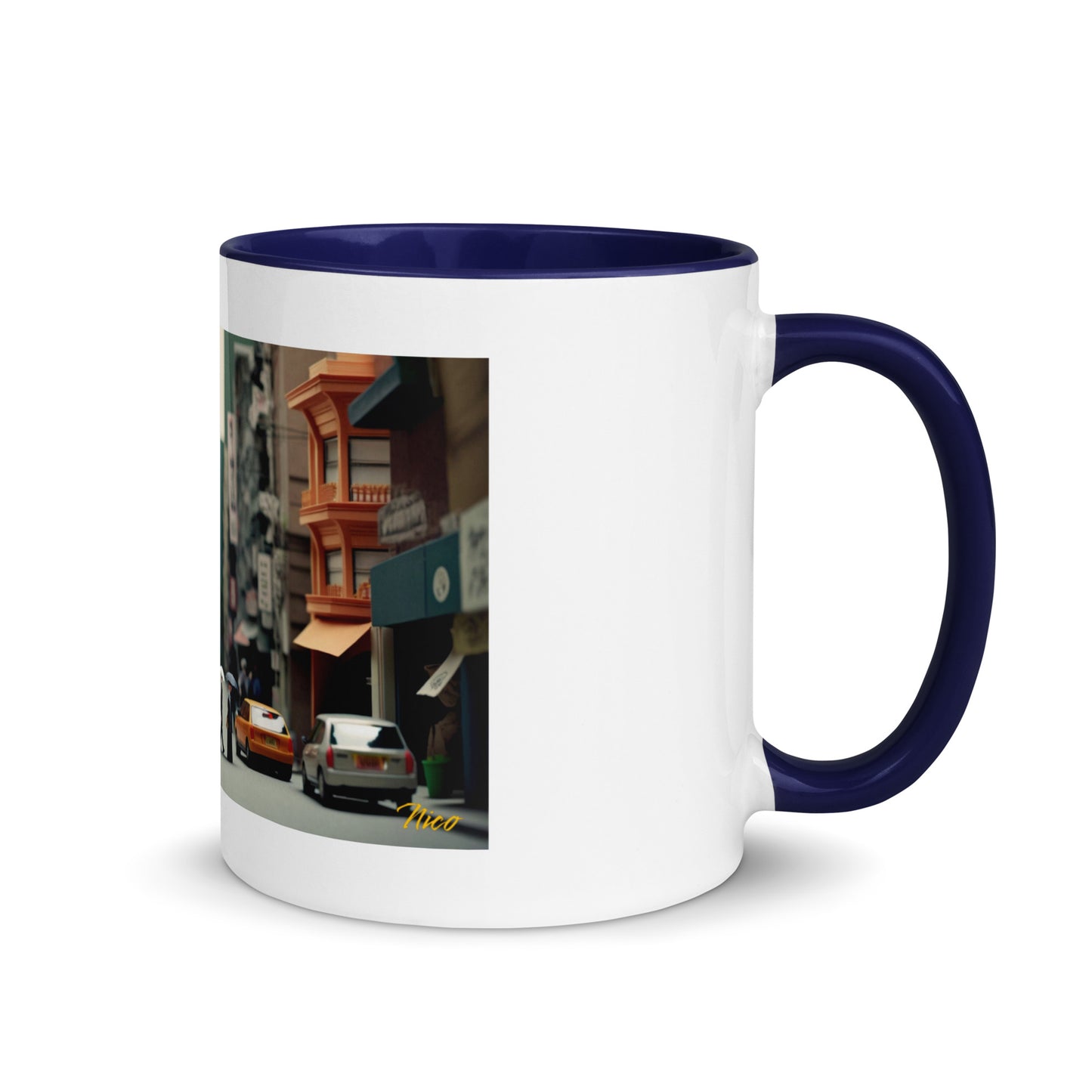 Via The Metropolis Series Print #7 - Mug with Color Inside