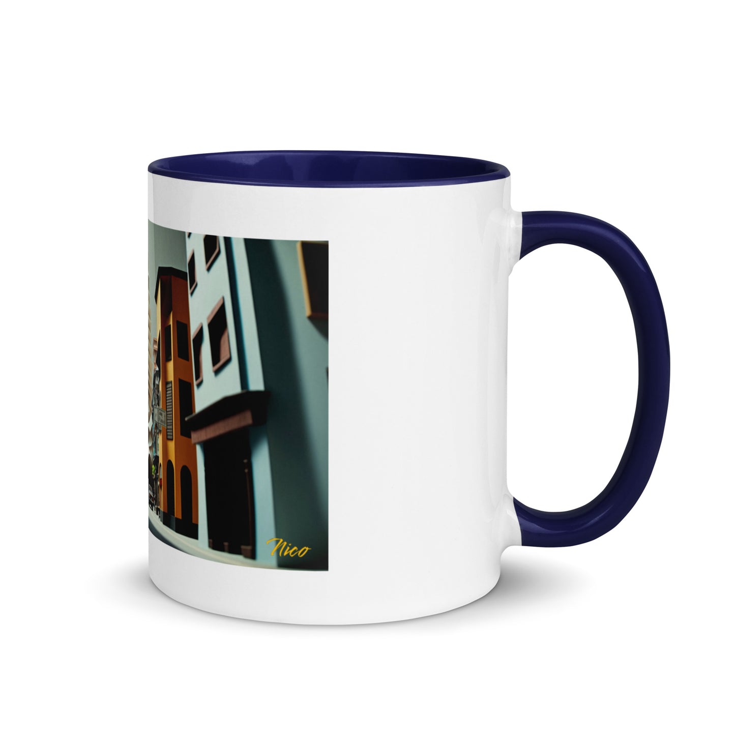 Via The Metropolis Series Print #1 - Mug with Color Inside