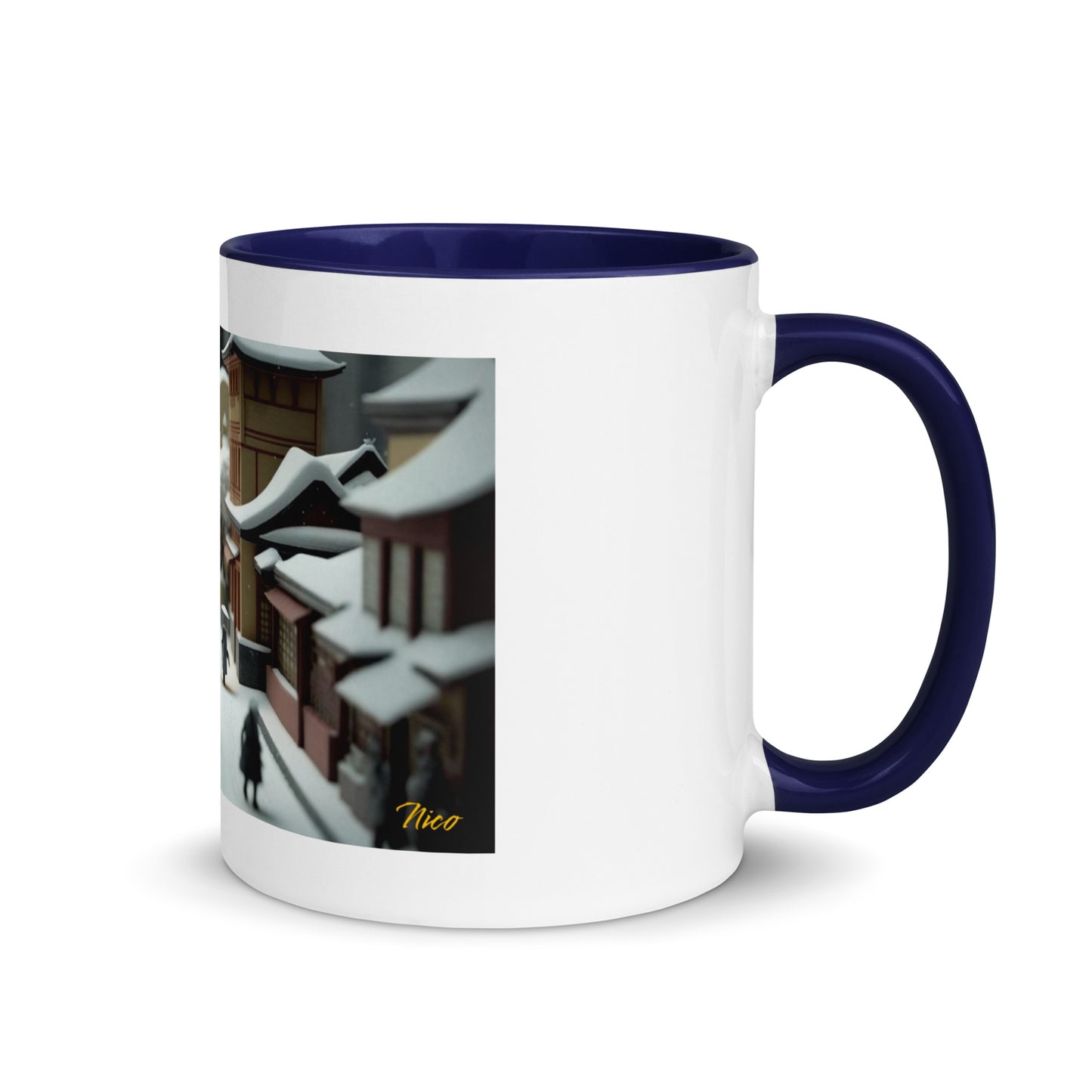 Asian Snow Series Print #9 - Mug with Color Inside