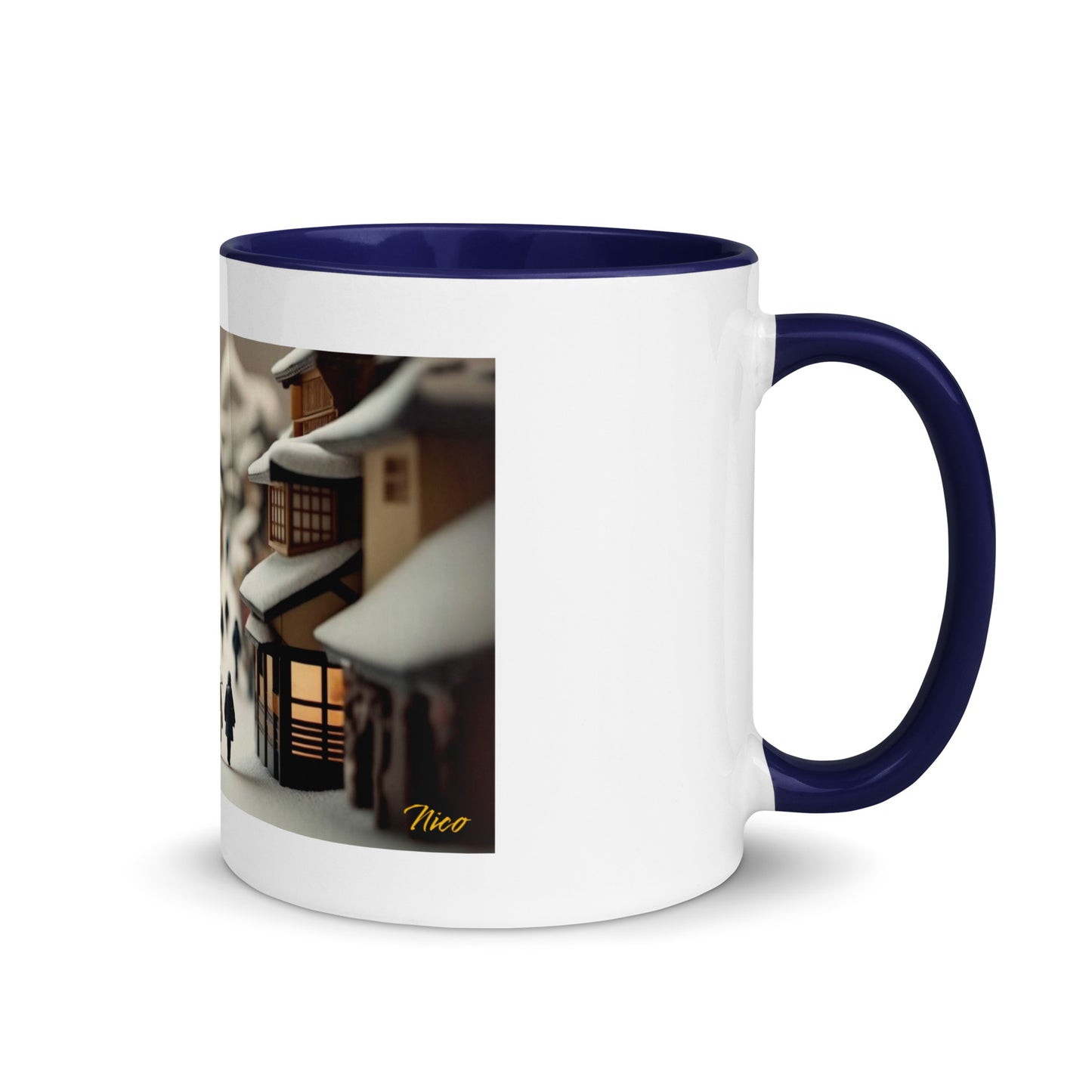 Asian Snow Series Print #6 - Mug with Color Inside