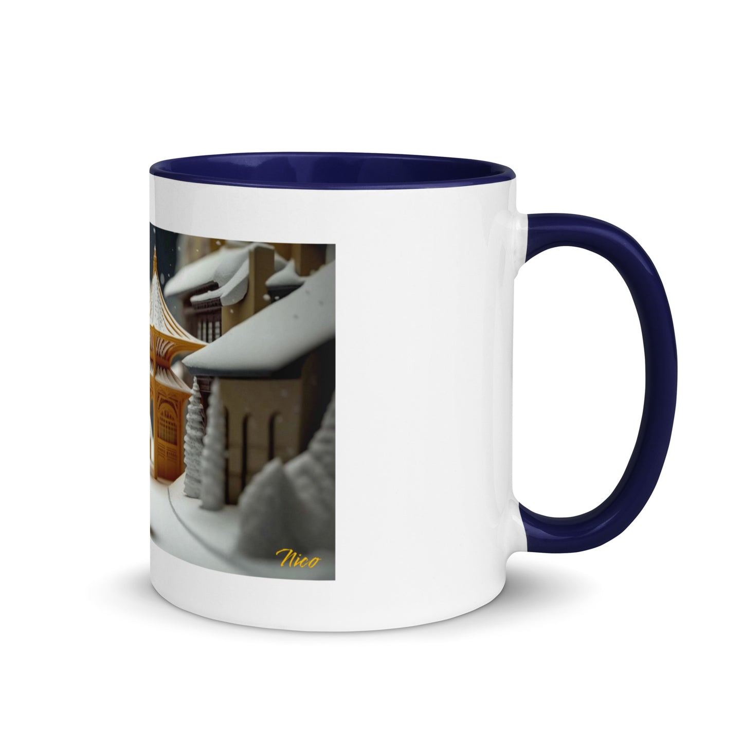 Asian Snow Series Print #5 - Mug with Color Inside