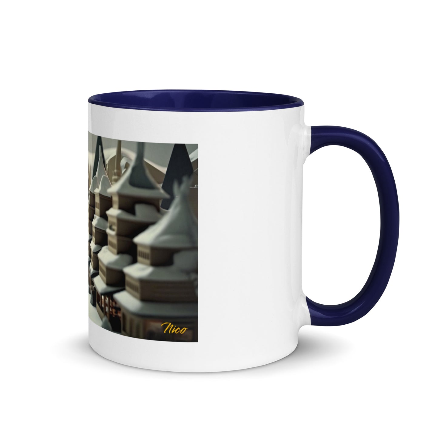 Asian Snow Series Print #1 - Mug with Color Inside