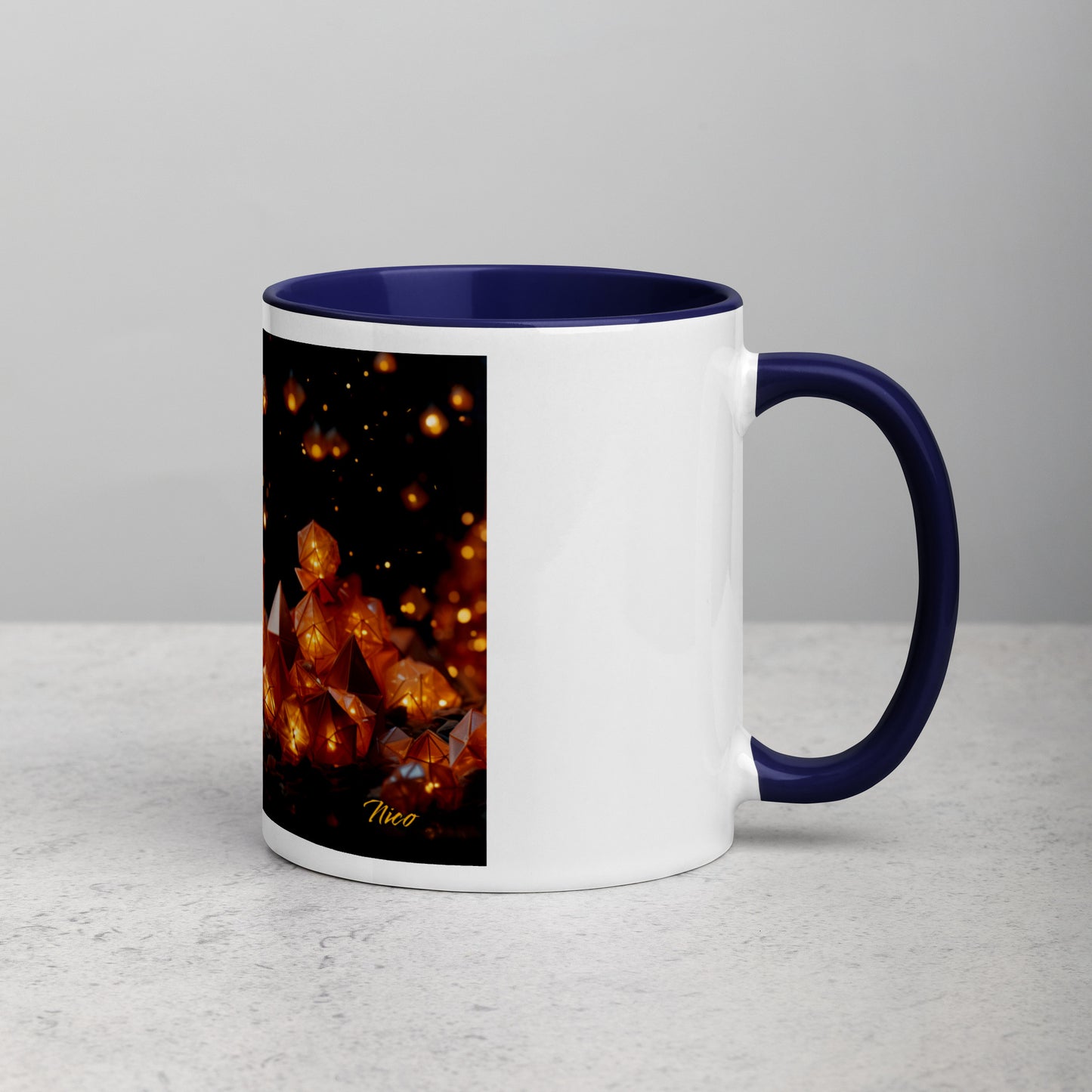 Ascending Buddha Series Print #10 - Mug with Color Inside