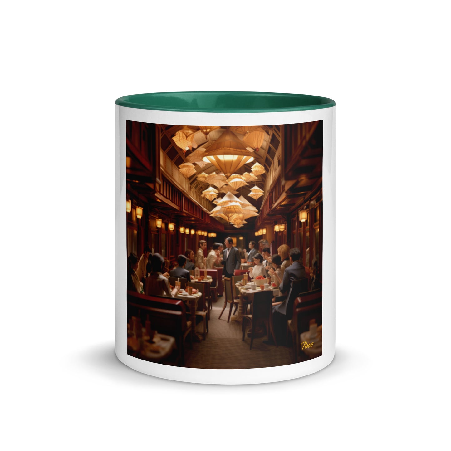 Orient Express Series Print #8 Mug with Color Inside