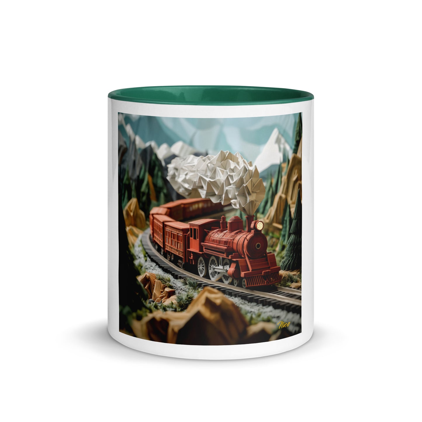 Orient Express Series Print #3 Mug with Color Inside