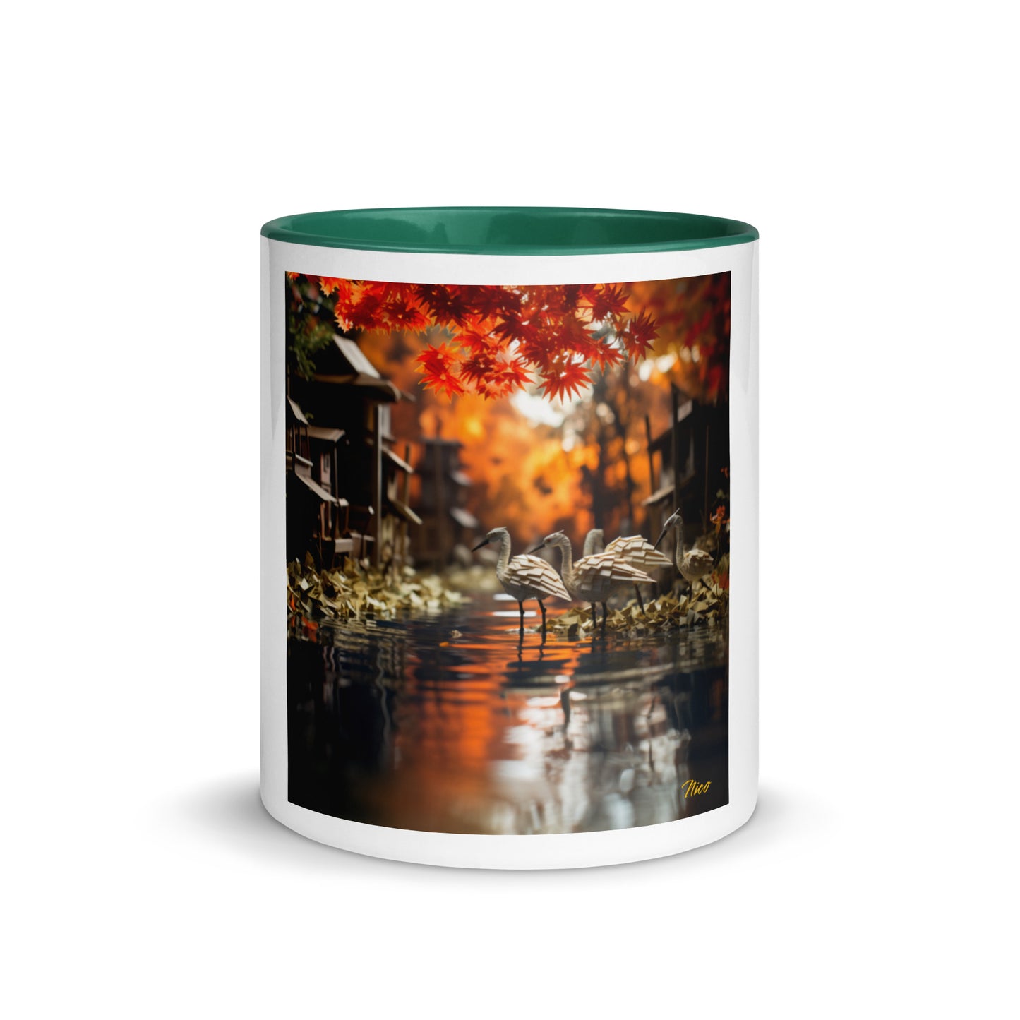 Born On A Bayou Print #8 Mug with Color Inside