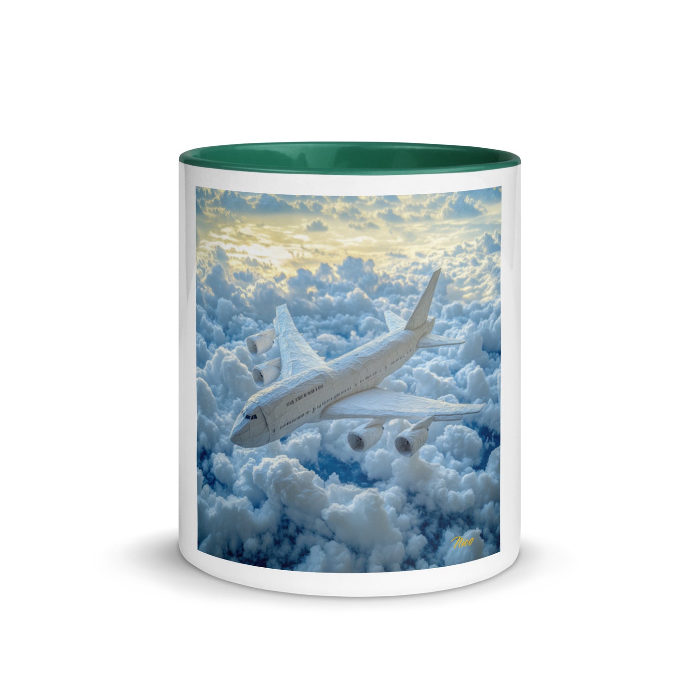 Frequent Flyer Miles Series Print #10 Mug with Color Inside