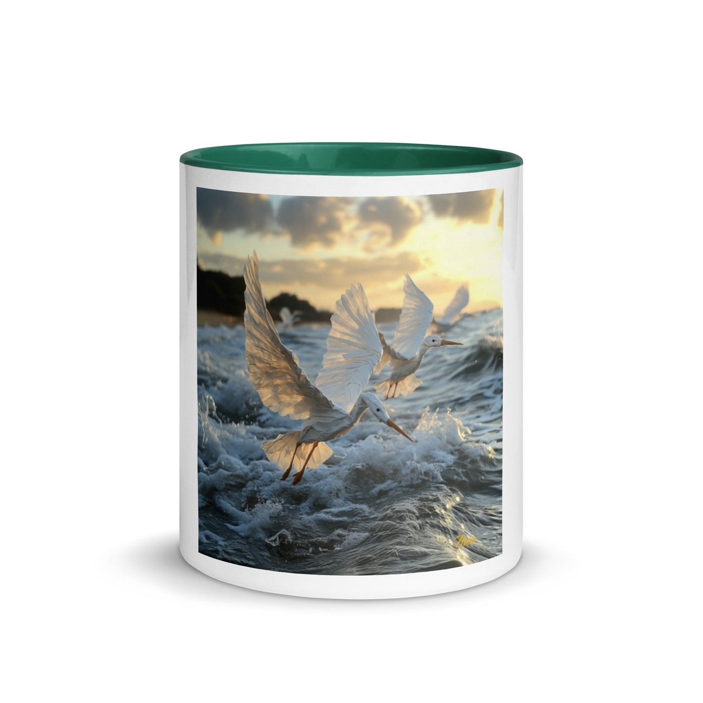 By The Seaside Series Print #10 - Mug with Color Inside