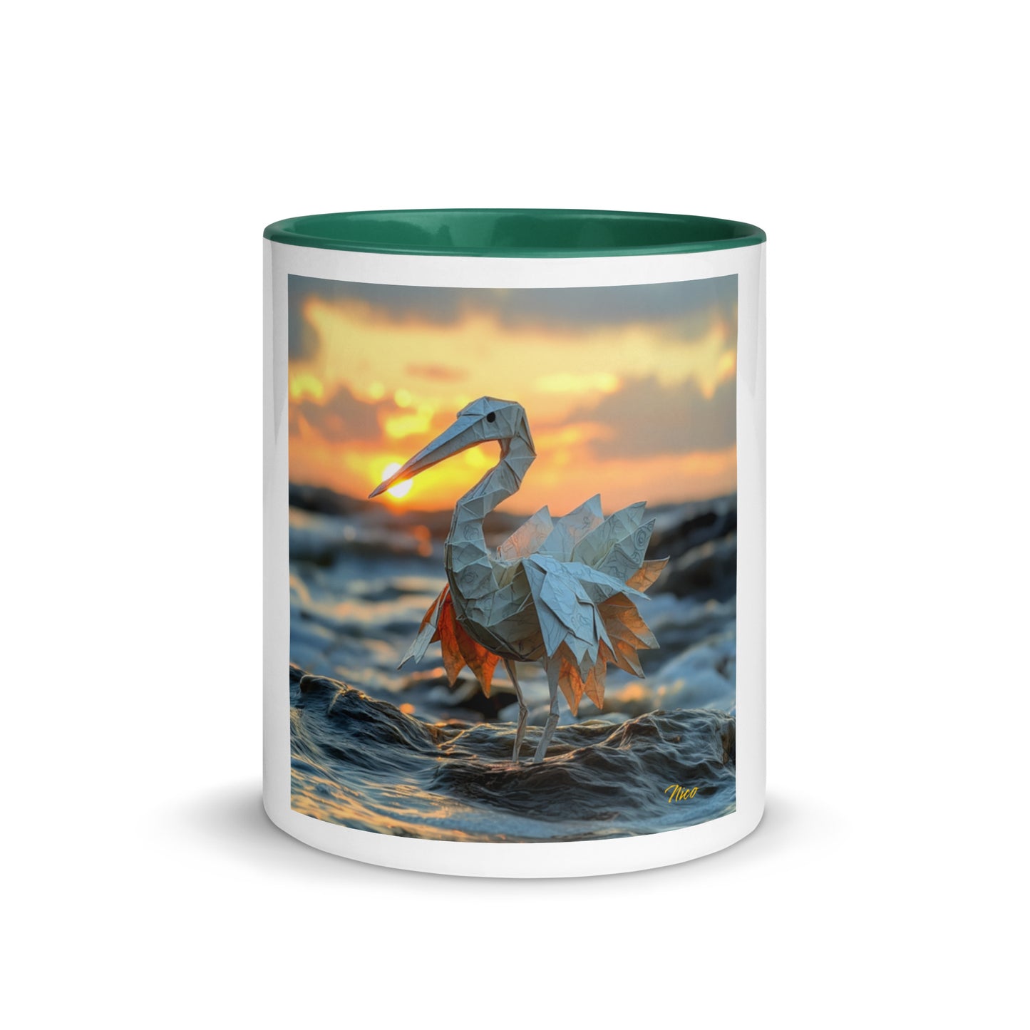 By The Seaside Series Print #1 - Mug with Color Inside