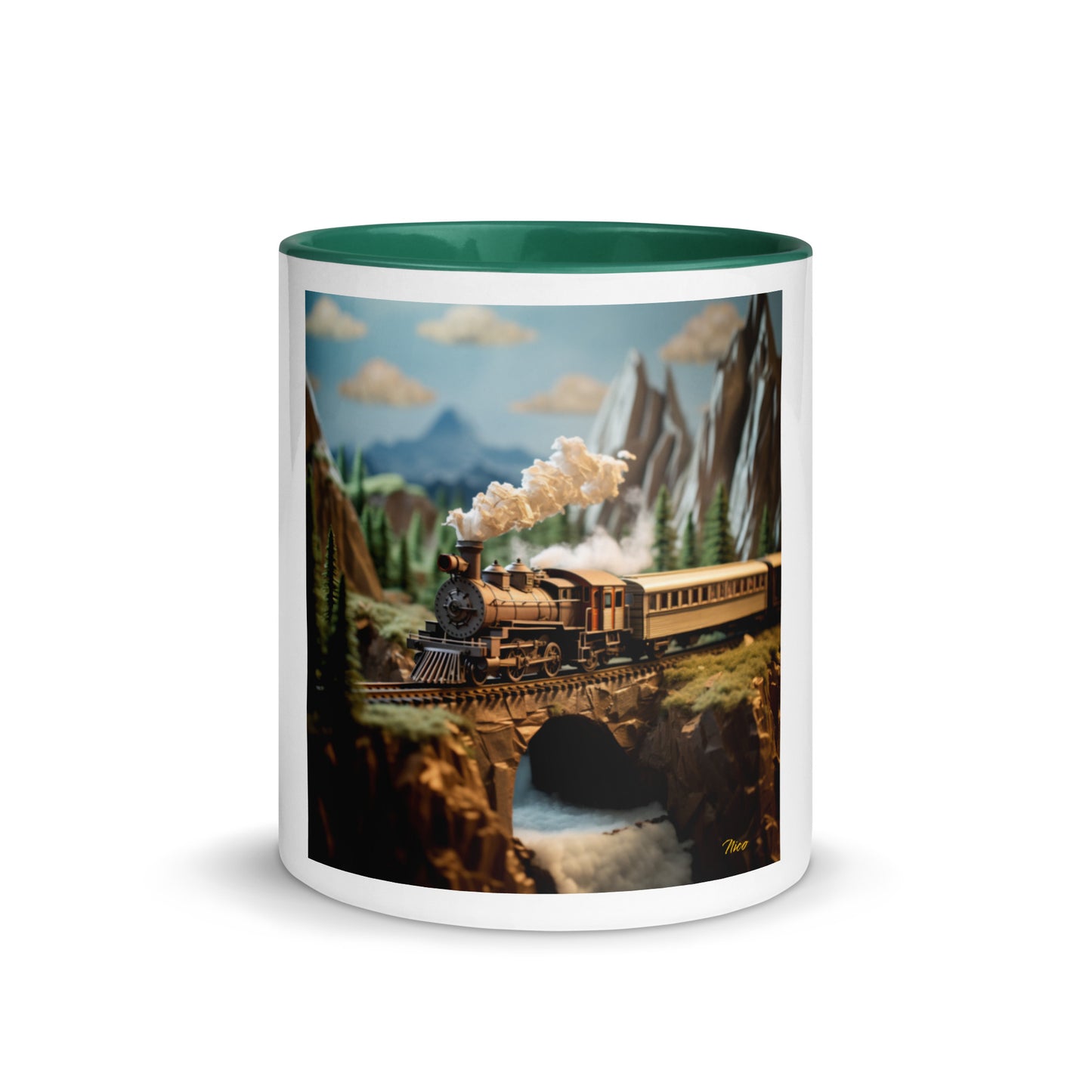 Orient Express Series Print #5 - Mug with Color Inside