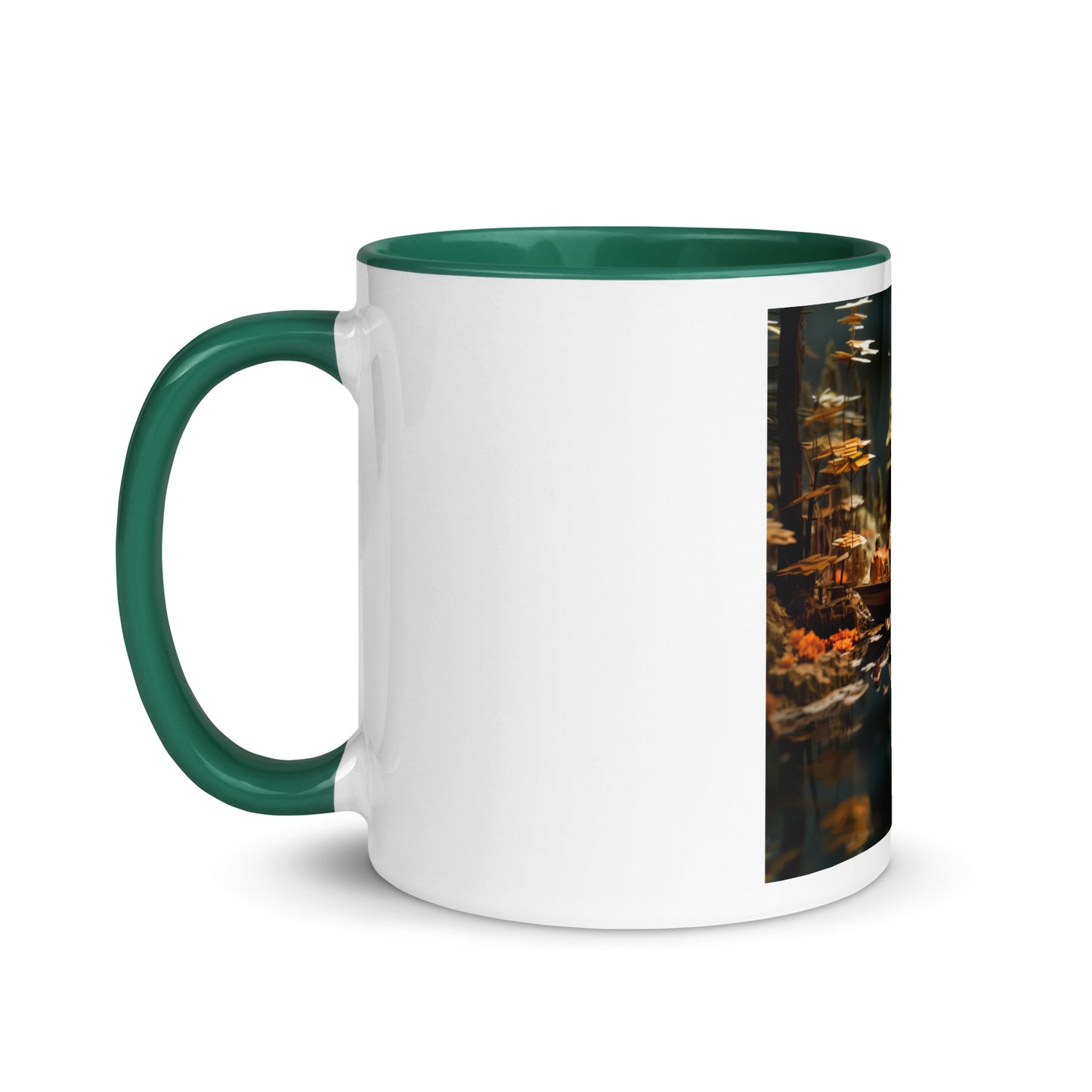 Born On A Bayou Print #10 Mug with Color Inside