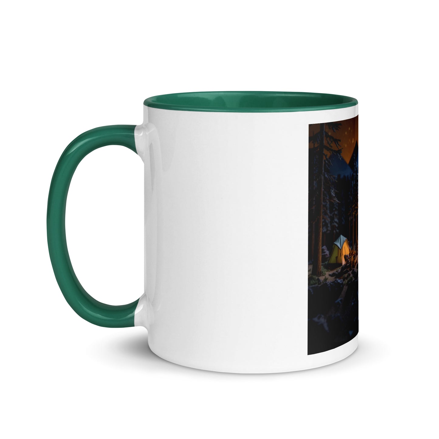 Under The Starry Skies Series Print #1 Mug with Color Inside