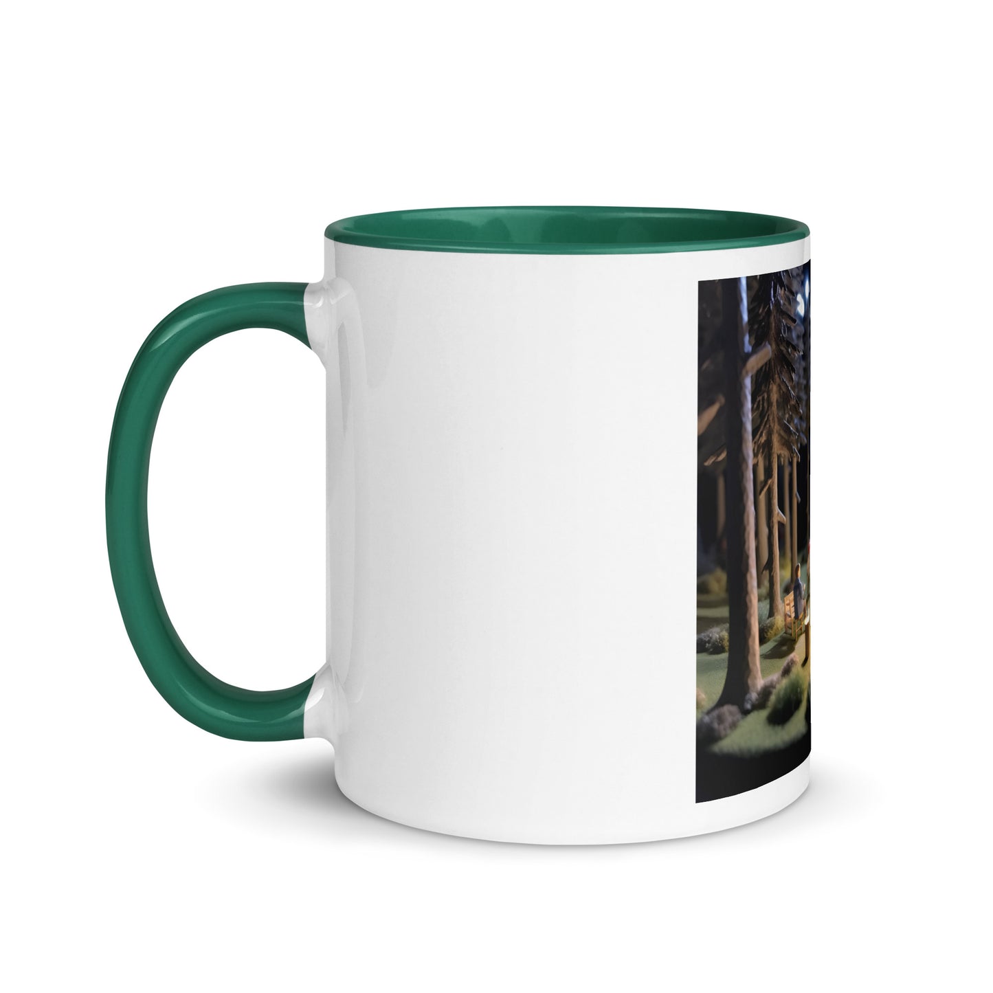 Under The Starry Skies Series Print #7 Mug with Color Inside