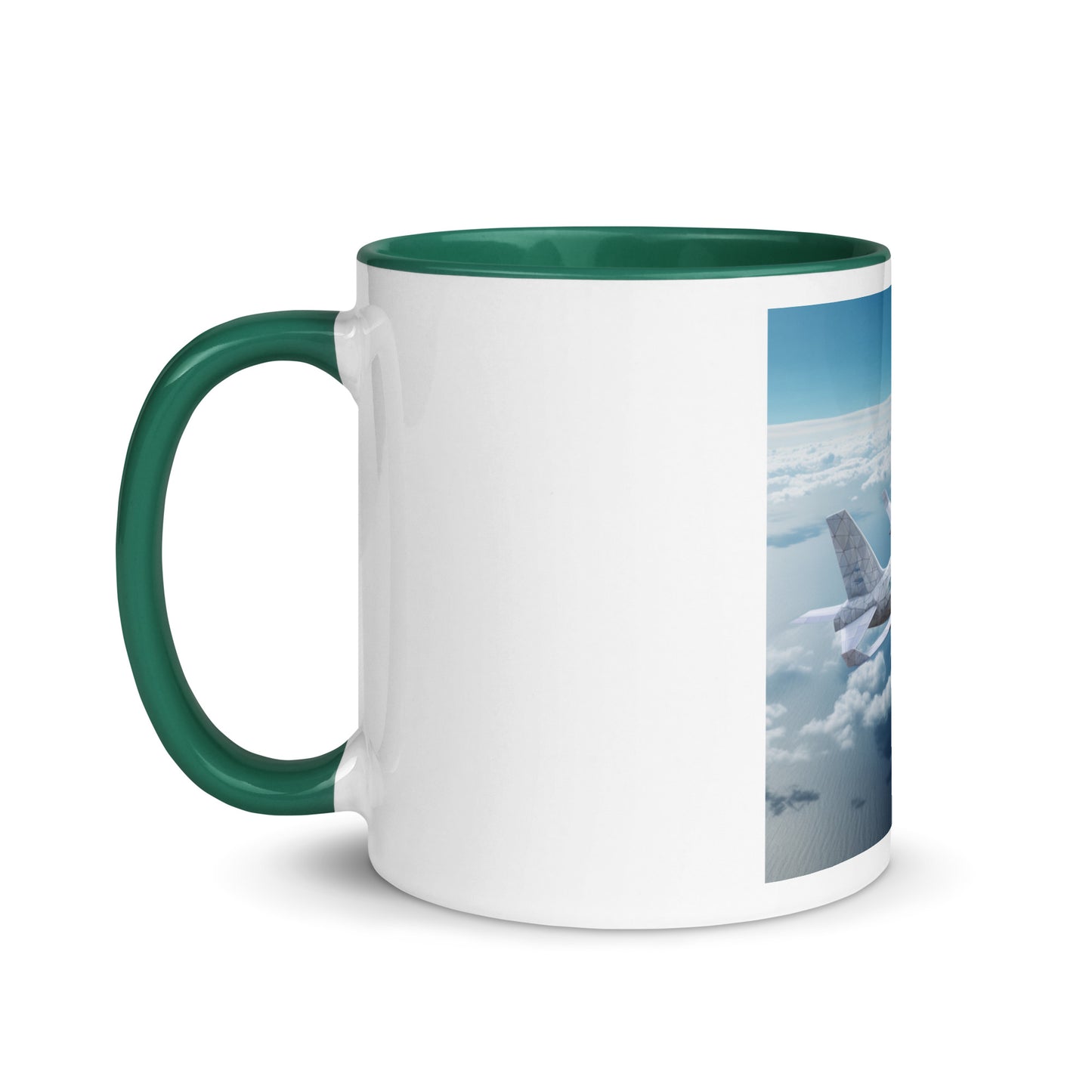 Frequent Flyer Miles Series Print #3 Mug with Color Inside