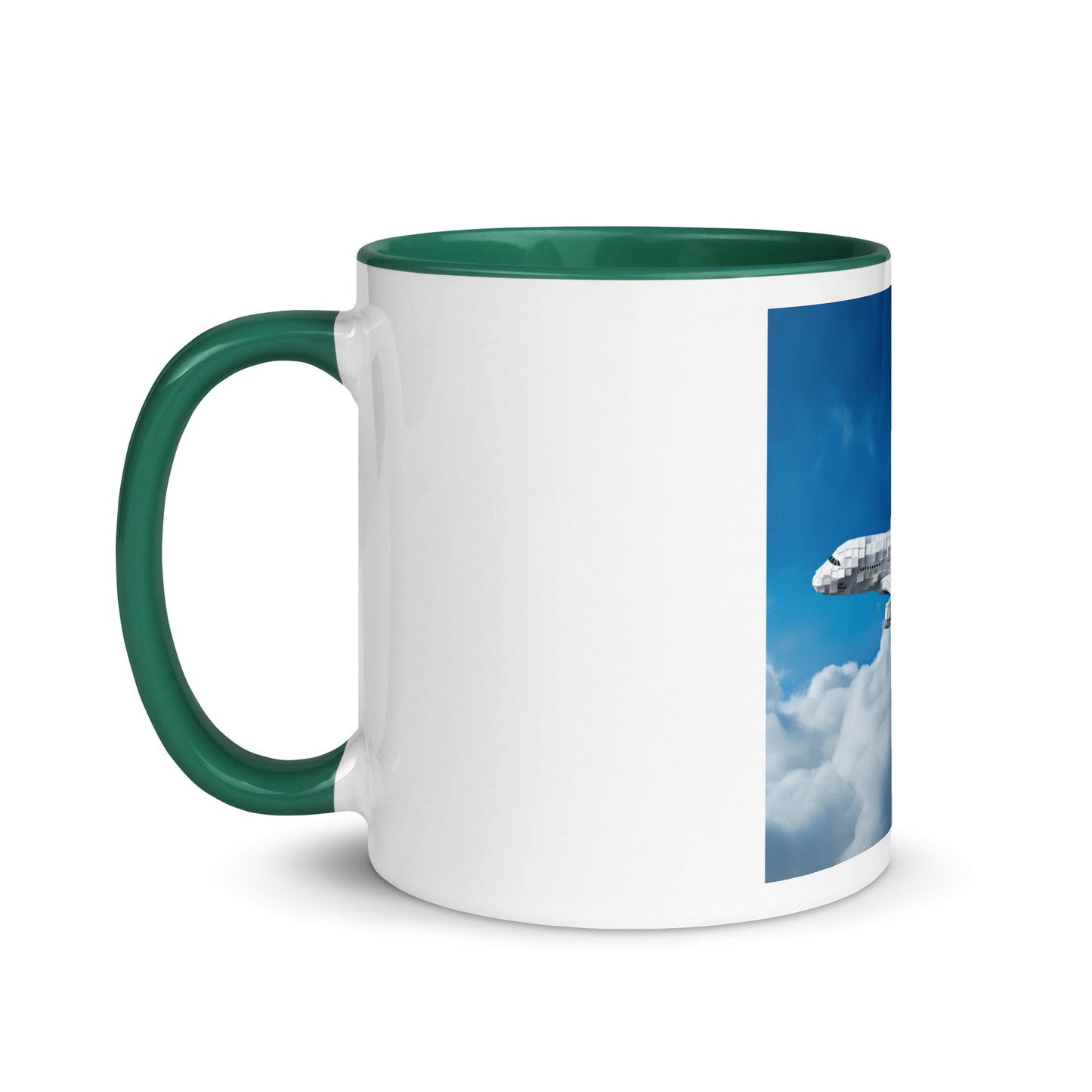 Frequent Flyer Miles Series Print #5 Mug with Color Inside