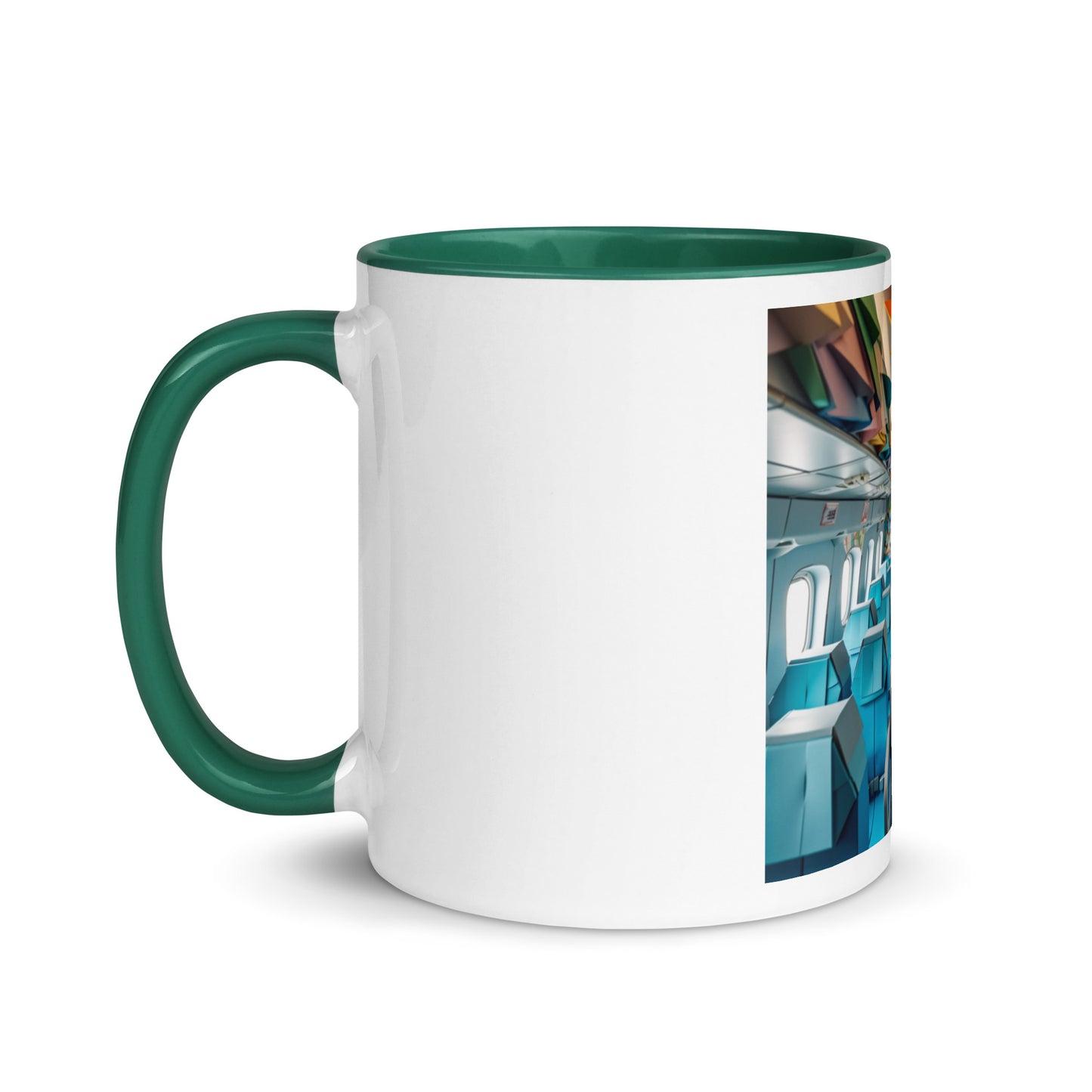 Frequent Flyer Miles Series Print #6 Mug with Color Inside