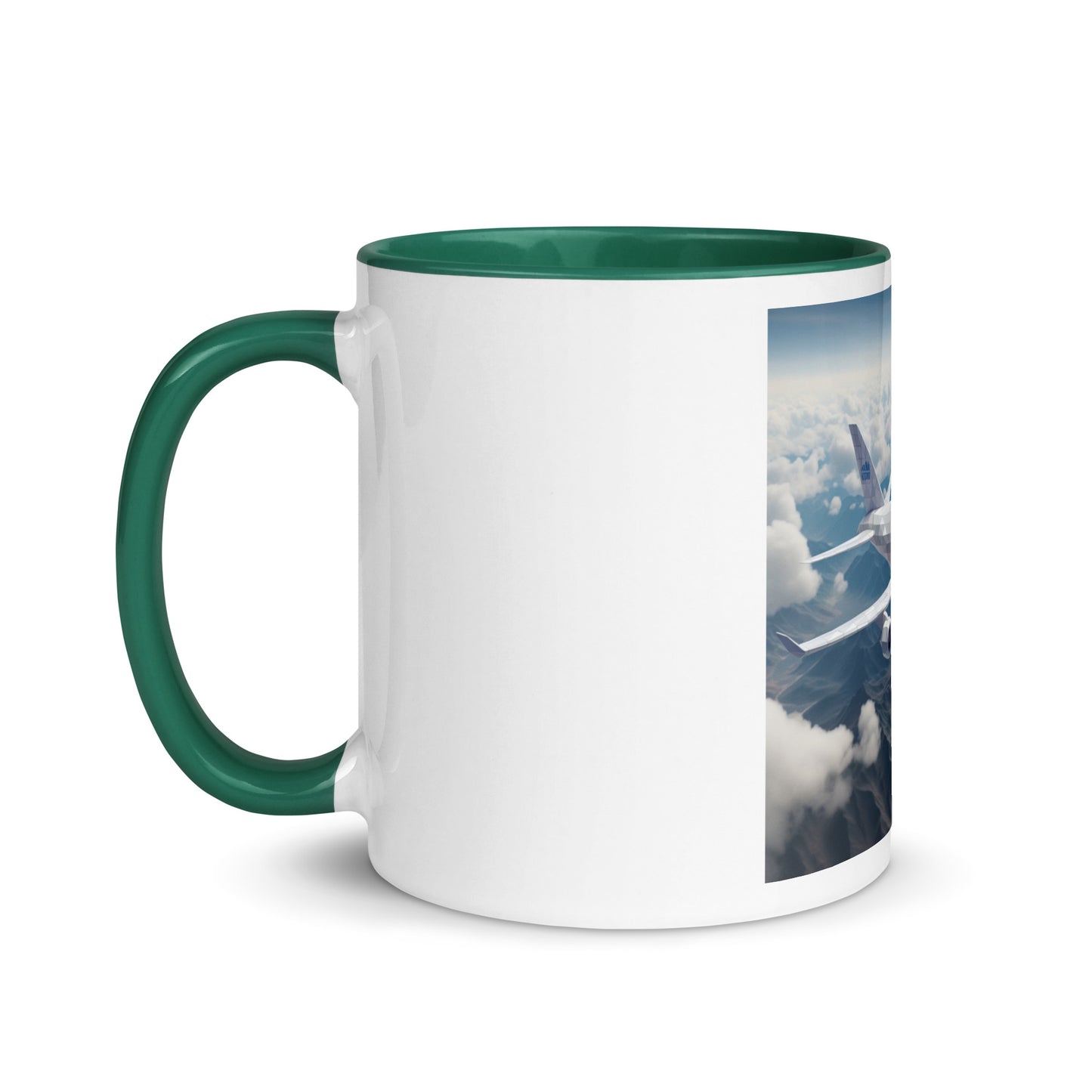 Frequent Flyer Miles Series Print #7 Mug with Color Inside