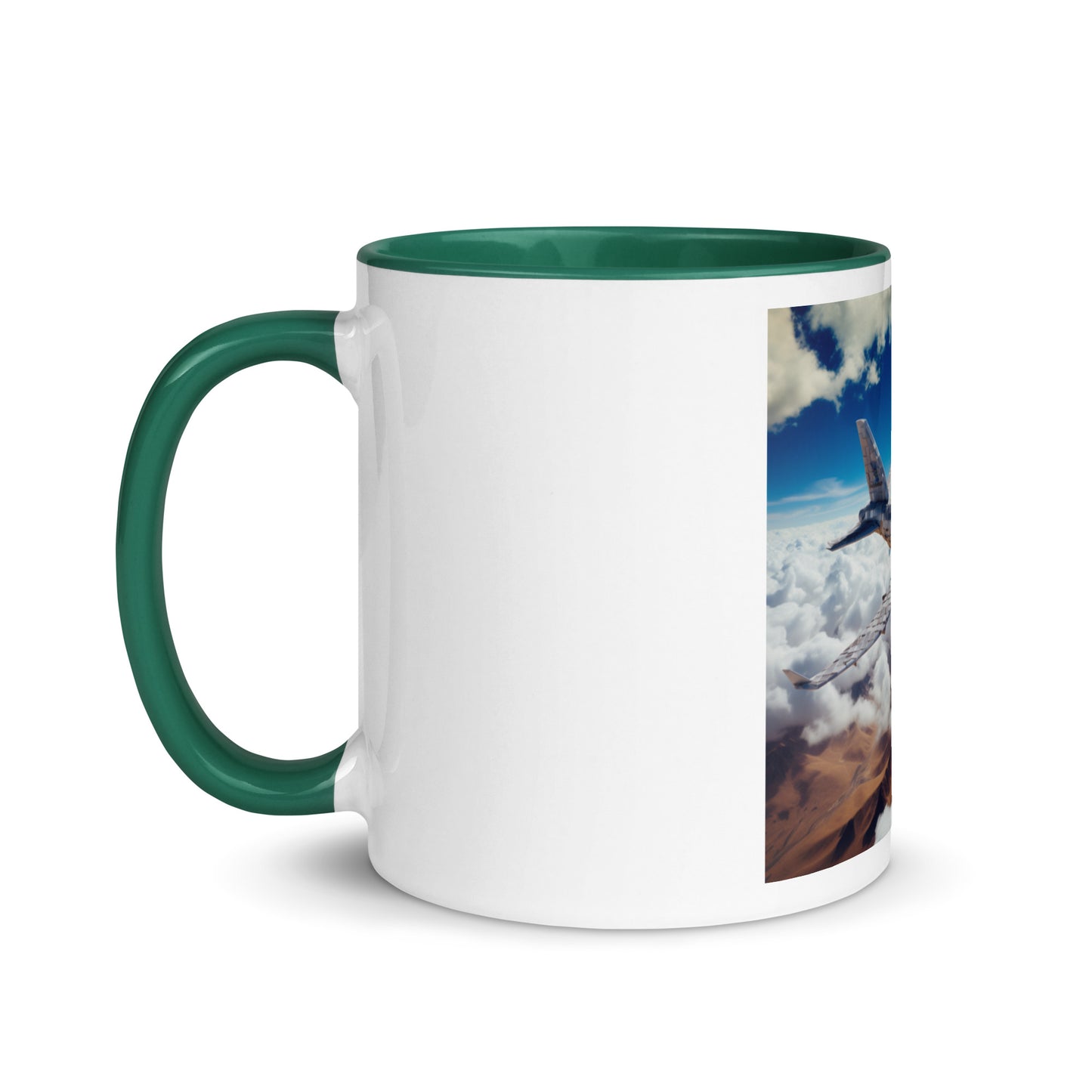 Frequent Flyer Miles Series Print #9 Mug with Color Inside