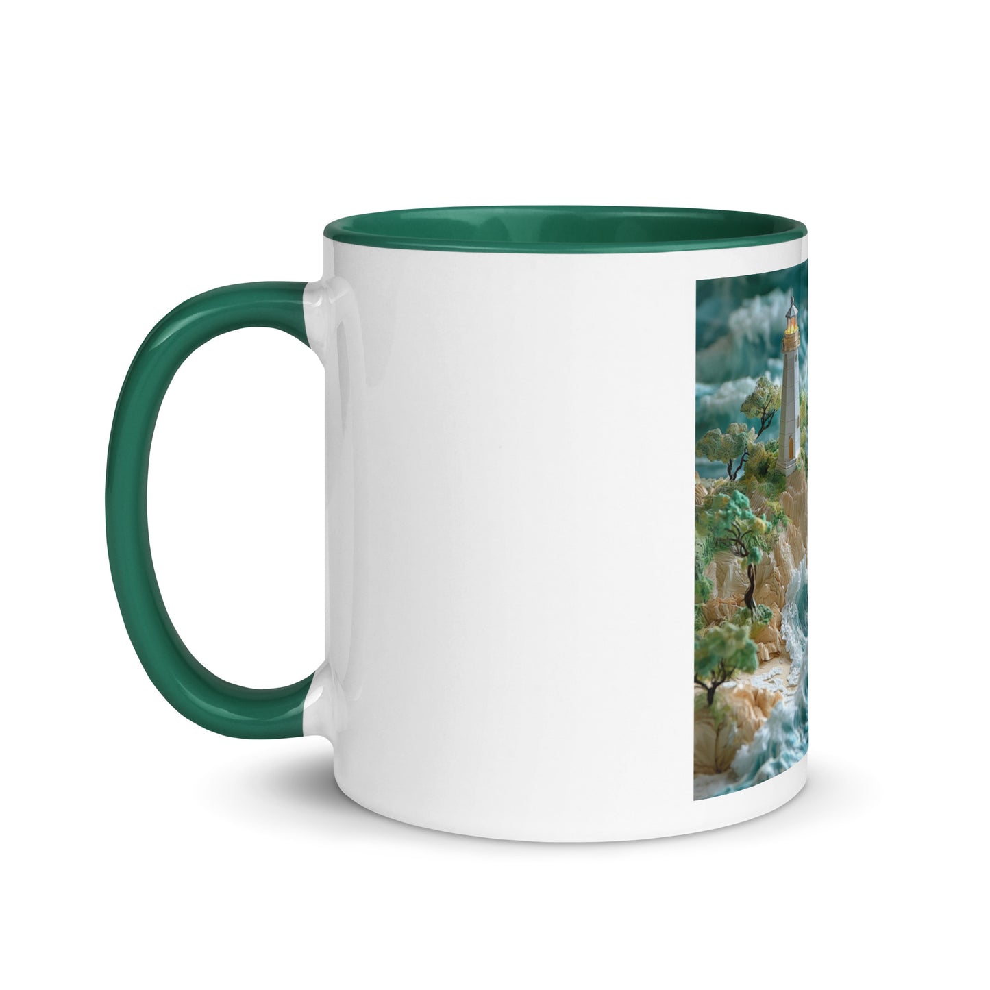 By The Seaside Series Print #9 - Mug with Color Inside