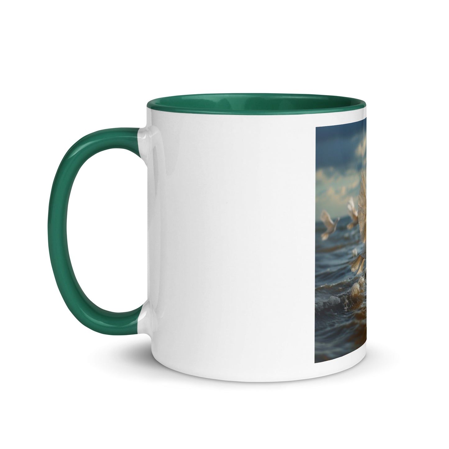 By The Seaside Series Print #8 - Mug with Color Inside