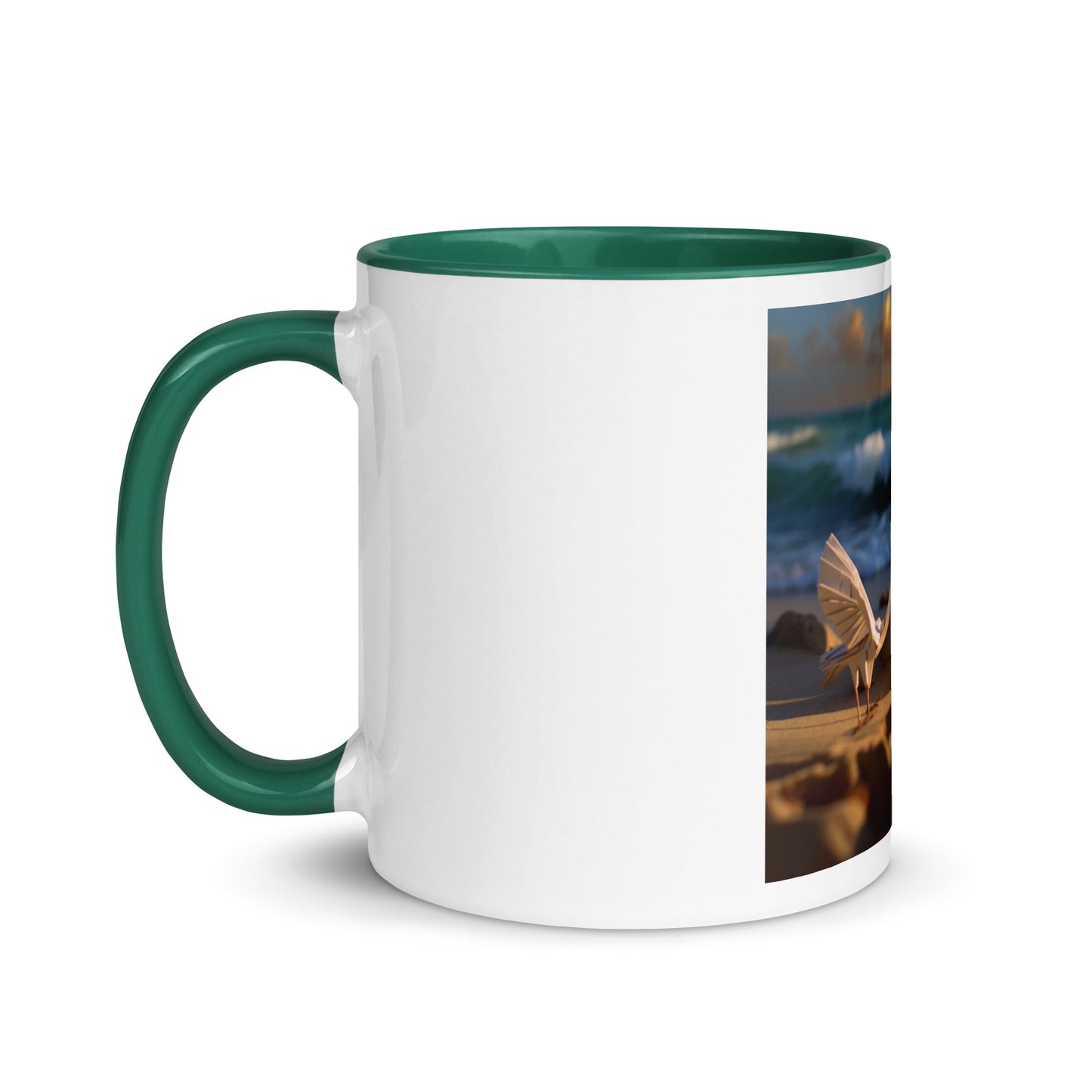 By The Seaside Series Print #3 - Mug with Color Inside