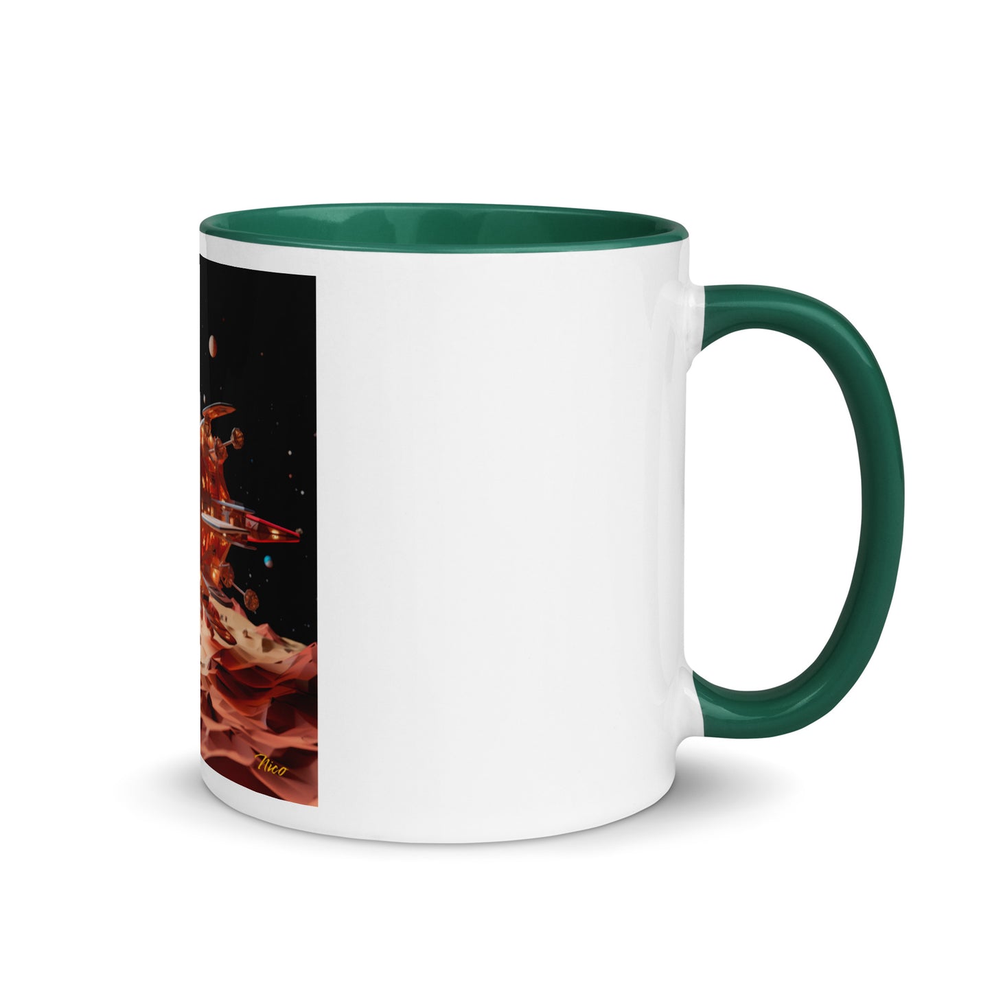 Elons' Dream Series Print #5 Mug with Color Inside