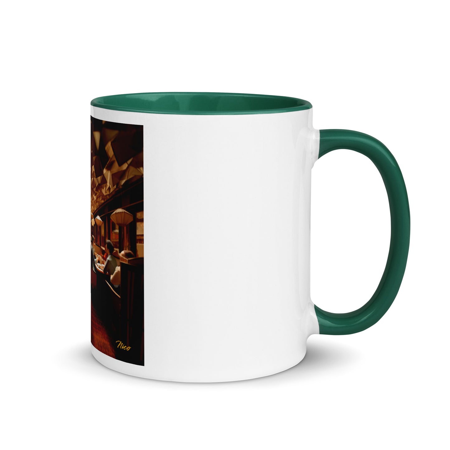 Oriient Express Series Print #2 Mug with Color Inside