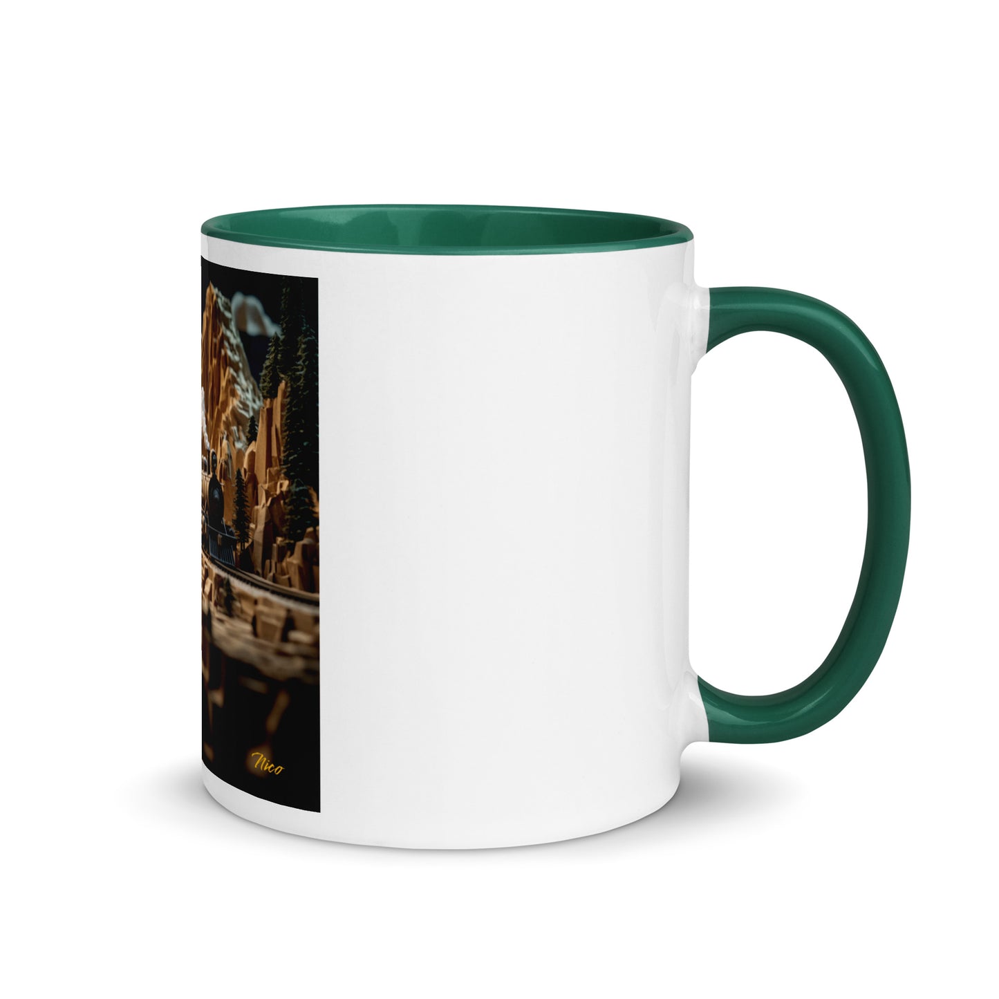 Orient Express Series Print #9 Mug with Color Inside