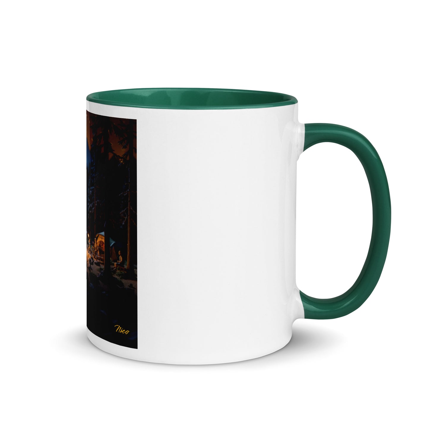 Under The Starry Skies Series Print #1 Mug with Color Inside