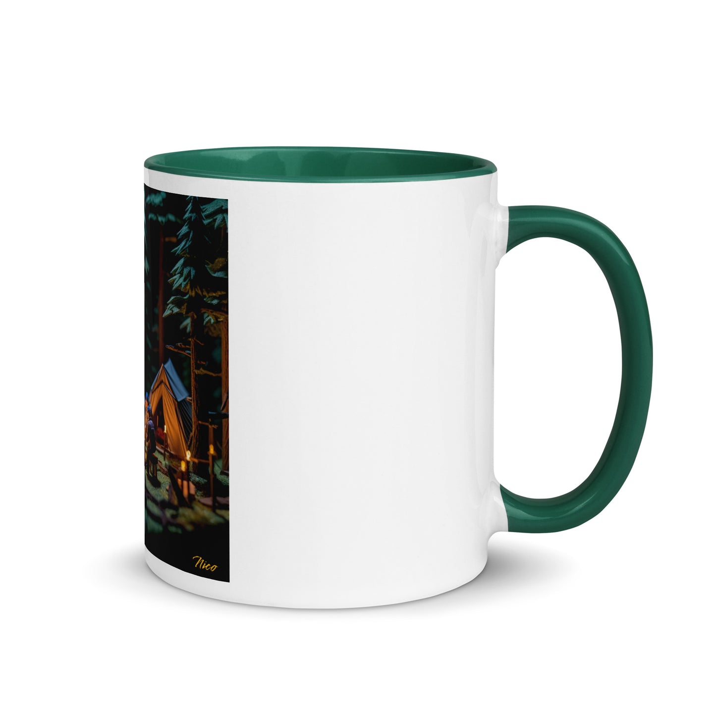 Under The Starry Skies Series Print #10 Mug with Color Inside